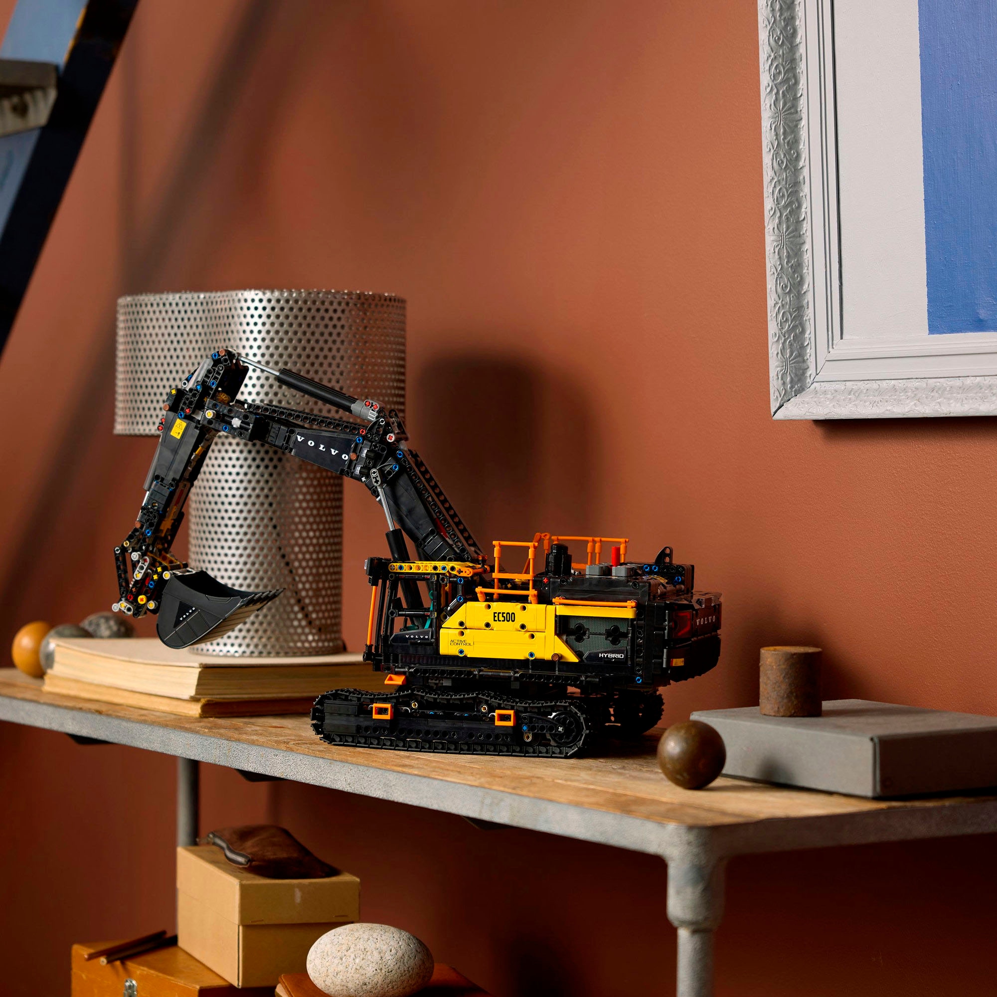 LEGO® Konstruktionsspielsteine »Volvo EC500 Hybrid Bagger (42215), LEGO Technic«, (2359 St.), Made in Europe