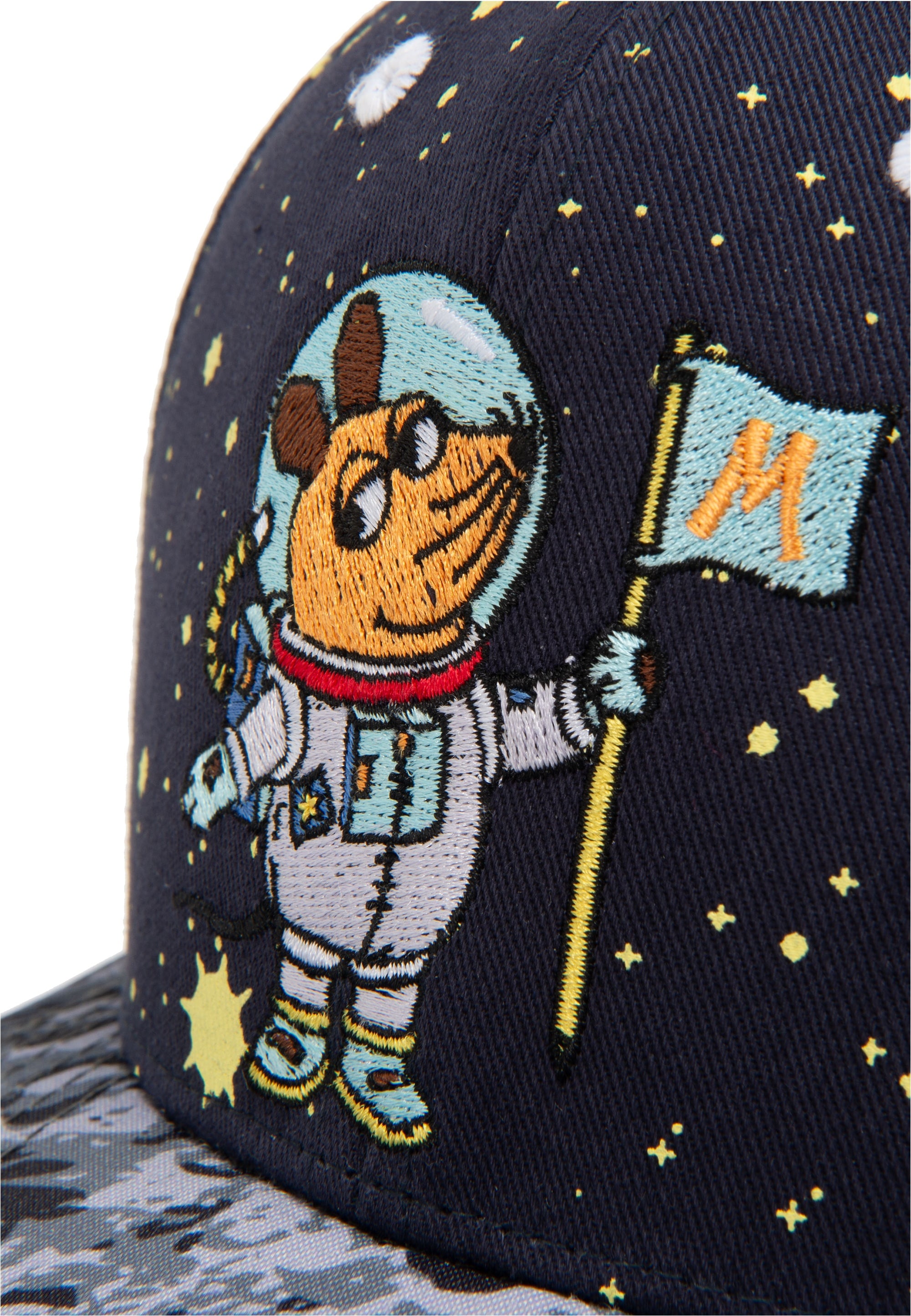 koaa Baseball Cap »Maus - Mondlandung«, mit detailreicher Stickerei