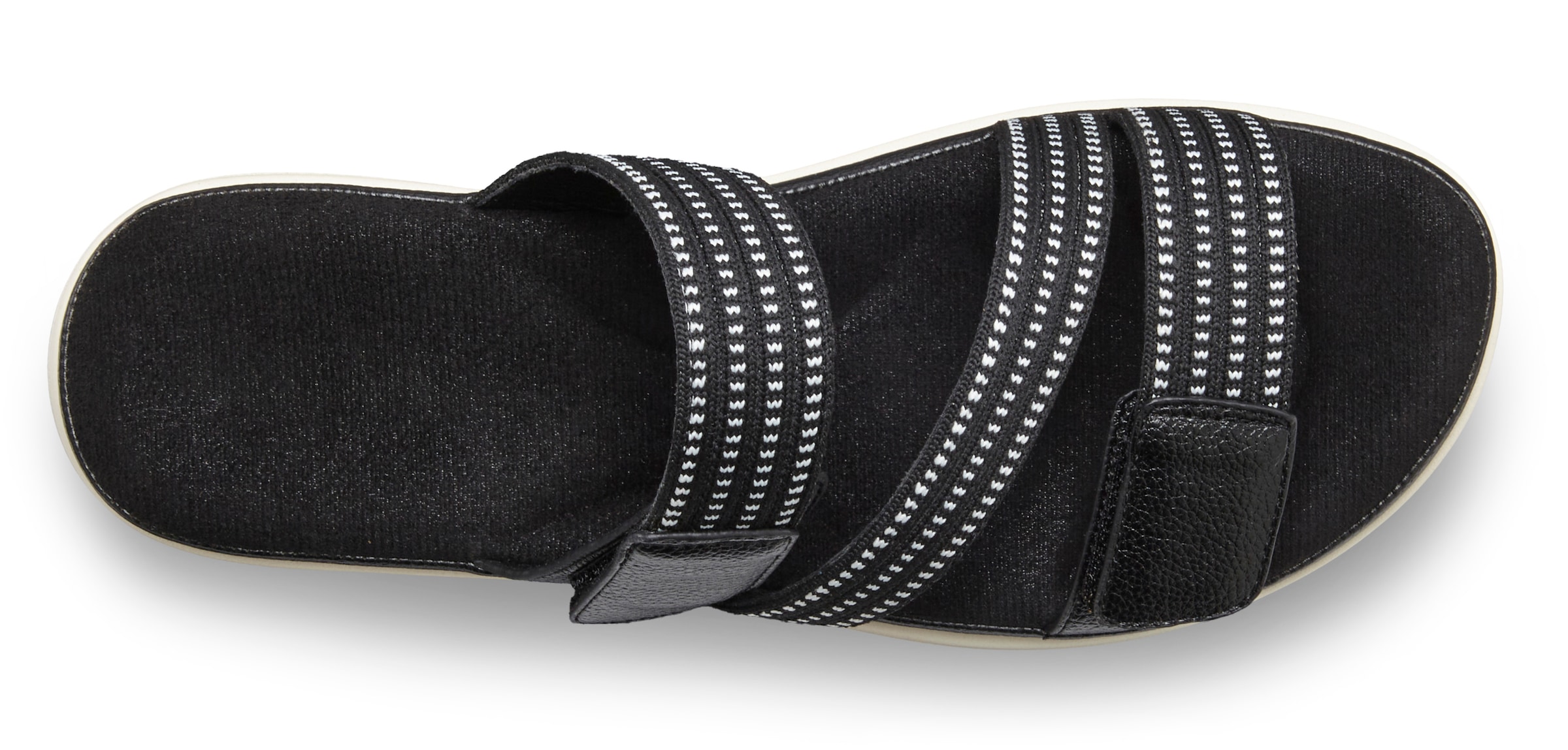 Vivance Pantolette »Sandale, offener Schuh, Sandalette, Sommerschuh,«  NEU mit dezentem Keilabsatz und Klettverschlüssen