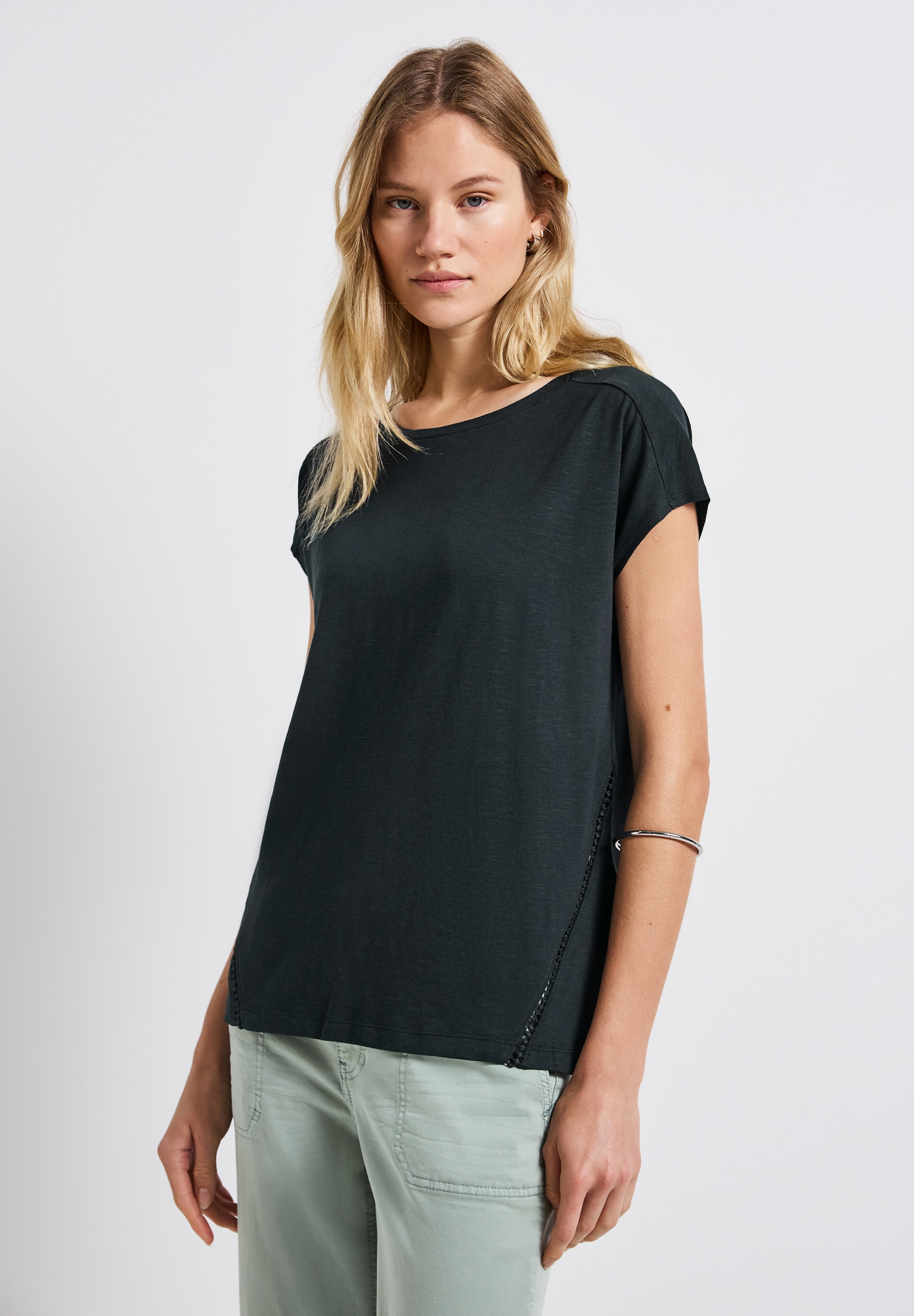 STREET ONE T-Shirt, im soften Baumwoll-Mix günstig online kaufen