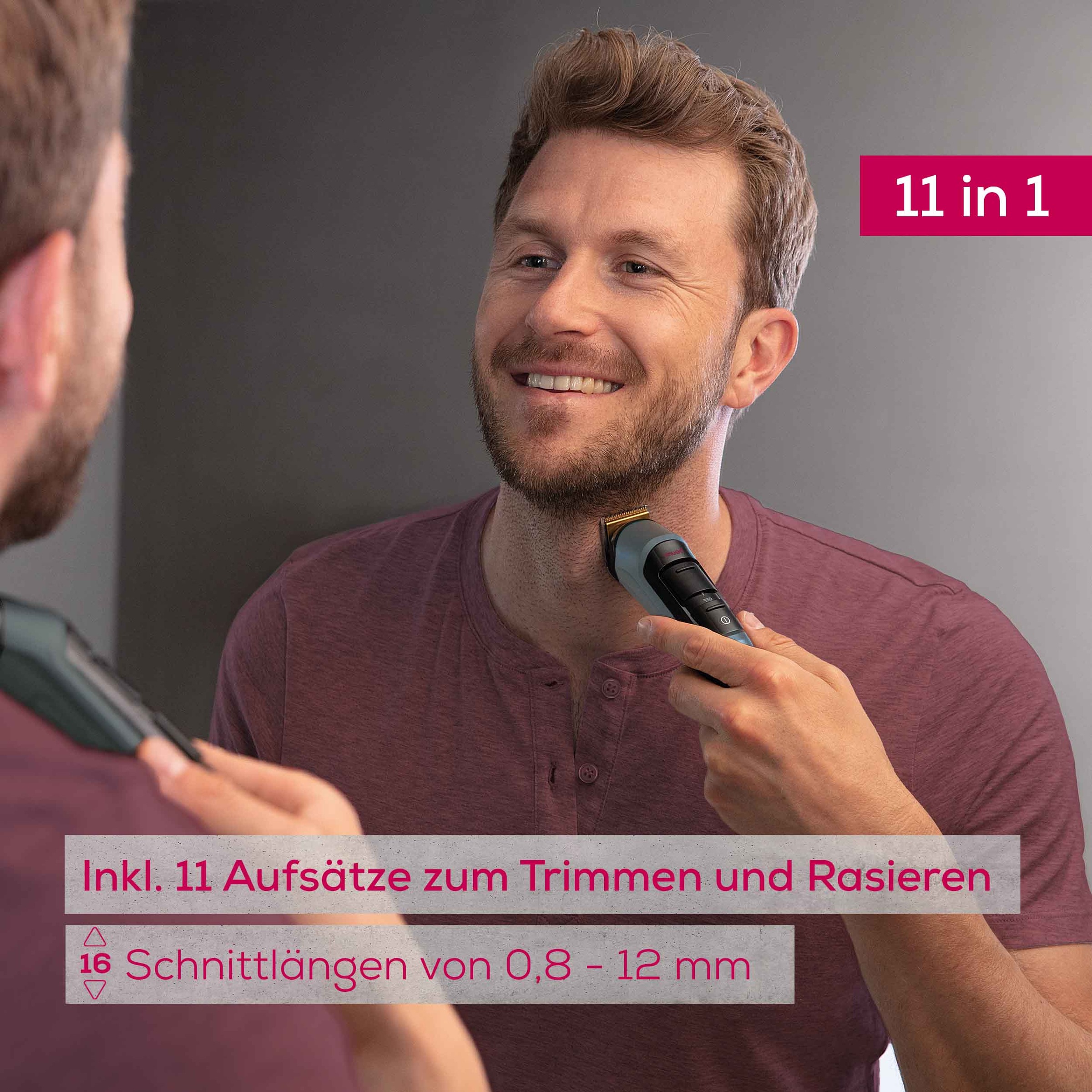 BEURER Multifunktionstrimmer »MN9X Limited Editon 2025, zur Haarentfernung am ganzen Körper« 5 Aufsätze