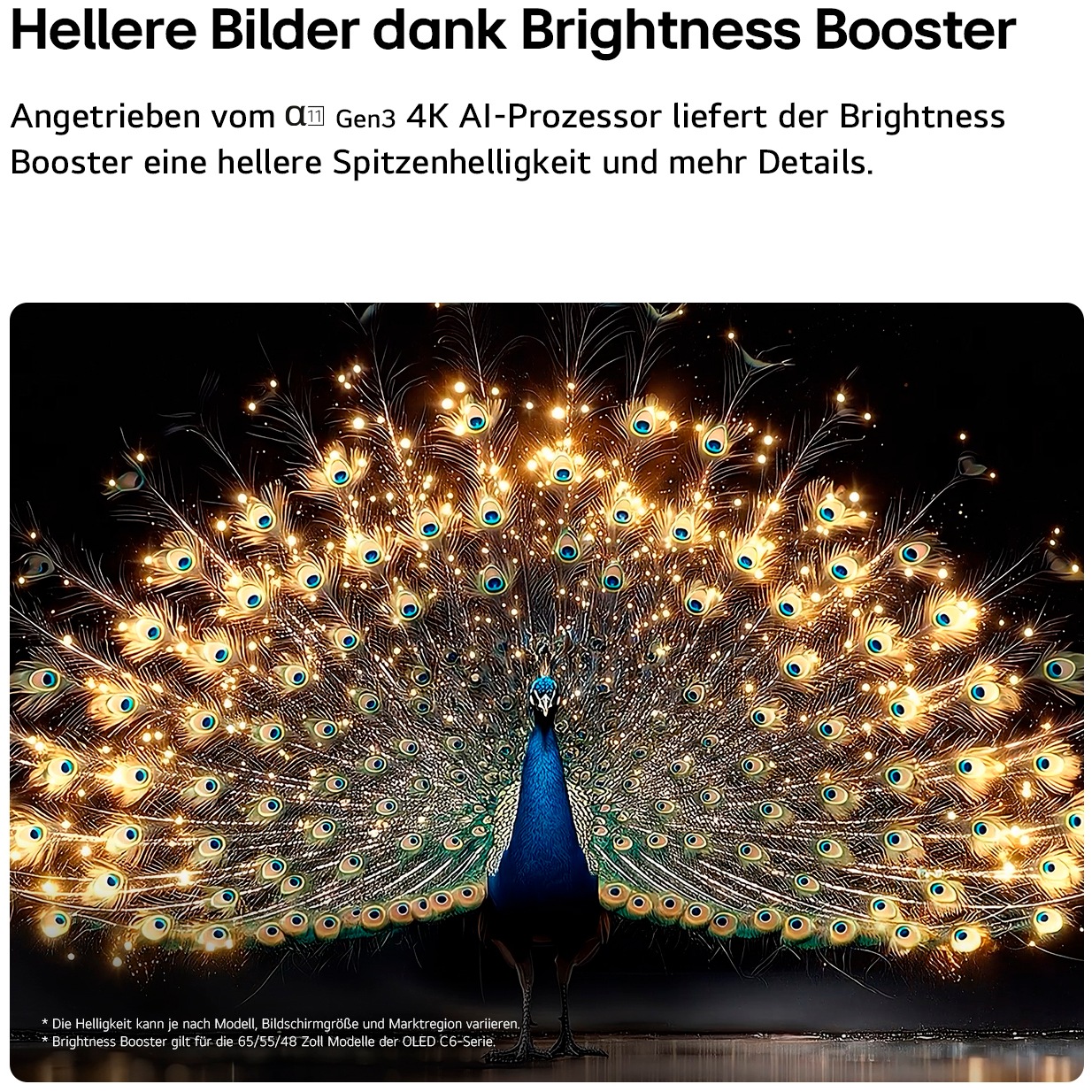 LG OLED-Fernseher »OLED48C68LA« 121 cm/48 ″ Smart-TV