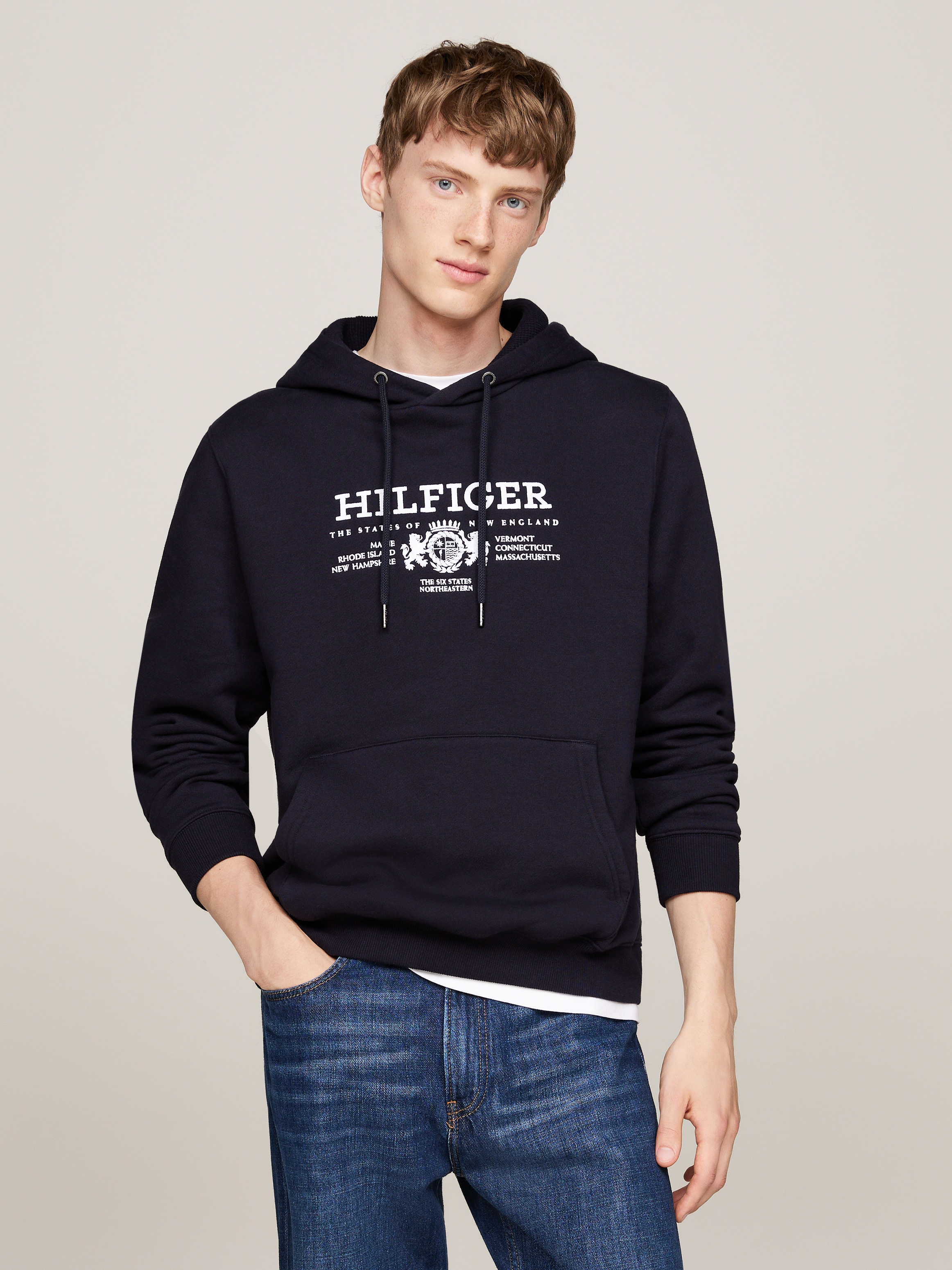 TOMMY HILFIGER Hoodie »HILFIGER CREST EMRBO HOODY«