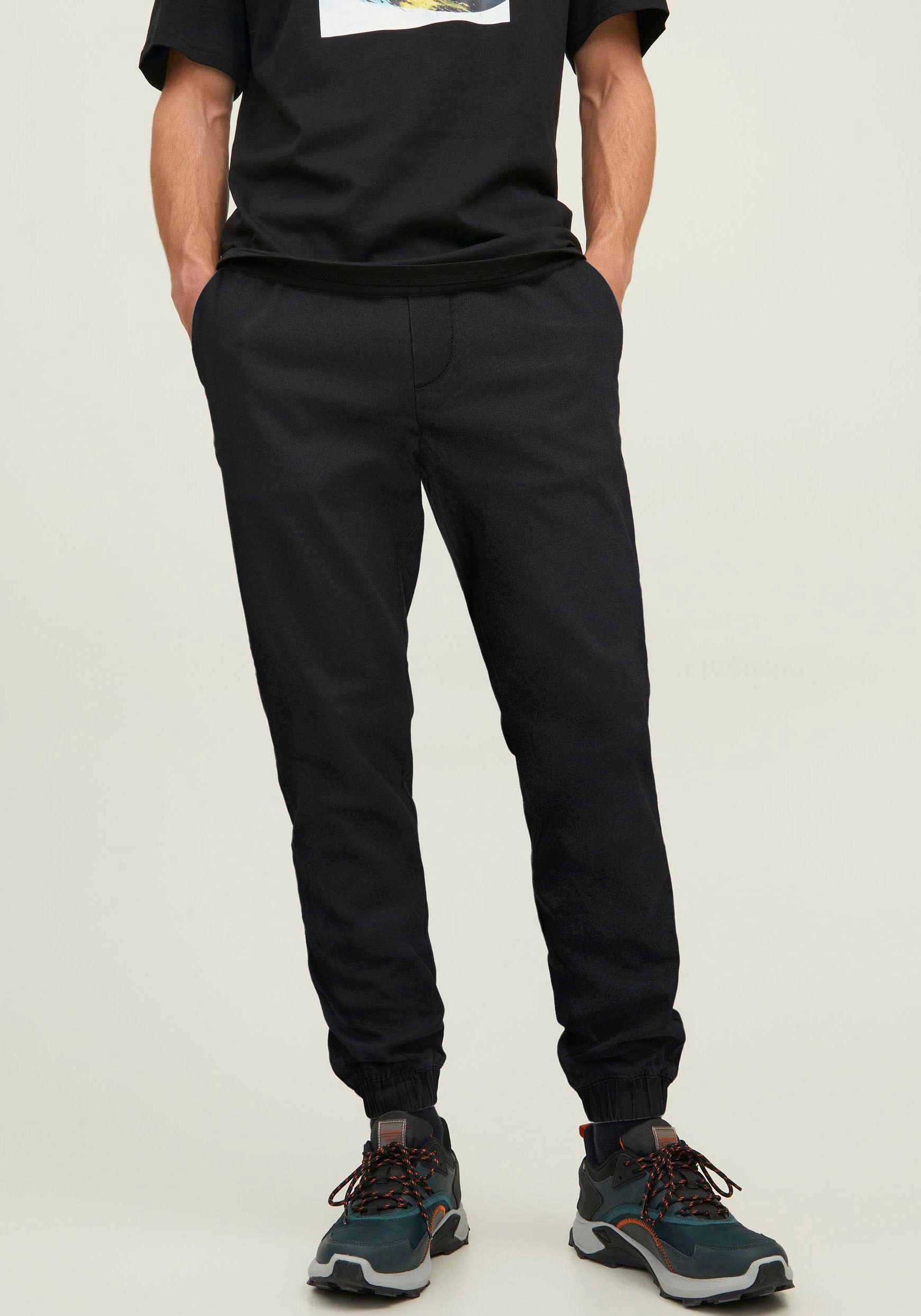 Jack & Jones Stoffhose "JPSTGORDON JJDAVE", Mit Bündchen am Bein günstig online kaufen