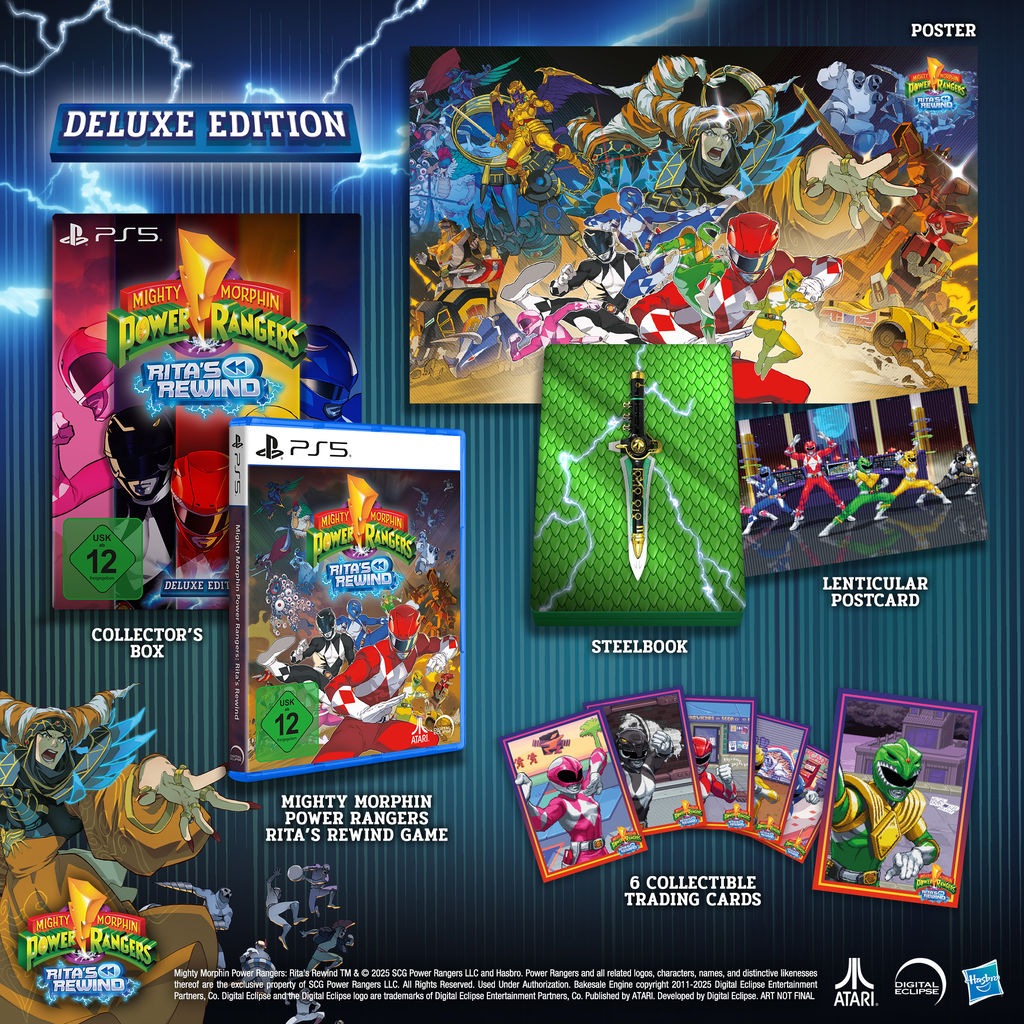 ATARI Spielesoftware »Mighty Morphin Power Rangers: Ritas Rewind Deluxe Edition«, PlayStation 5
