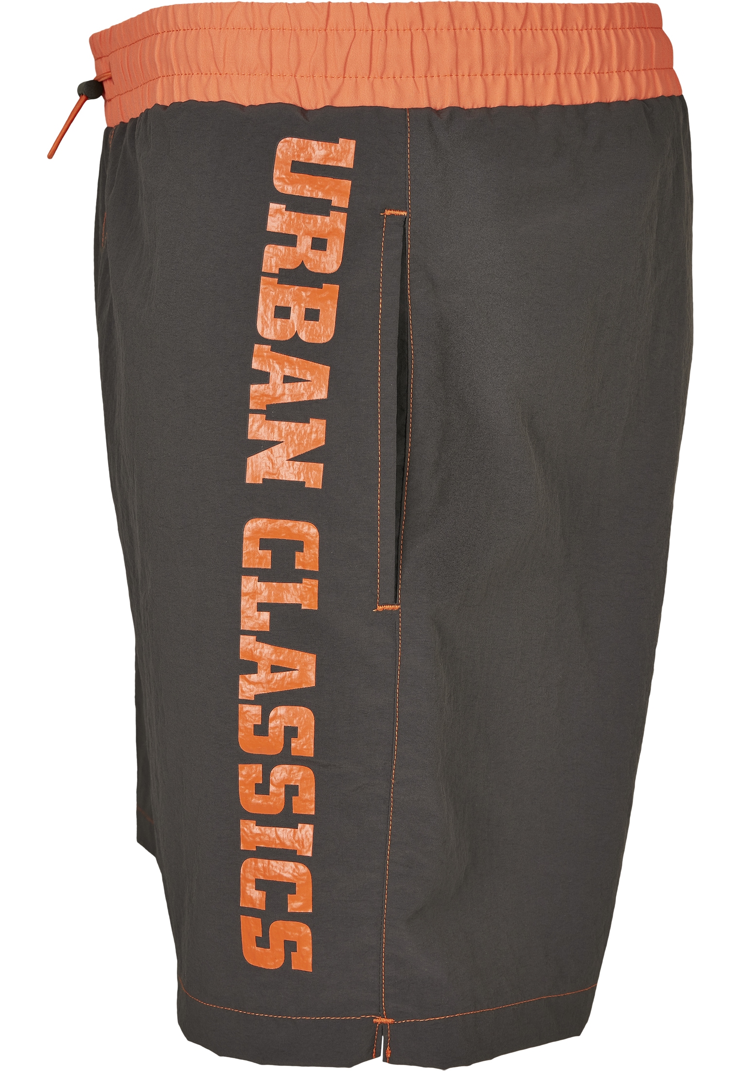 URBAN CLASSICS Badeshorts »Urban Classics Herren UC Logo Swim Shorts«