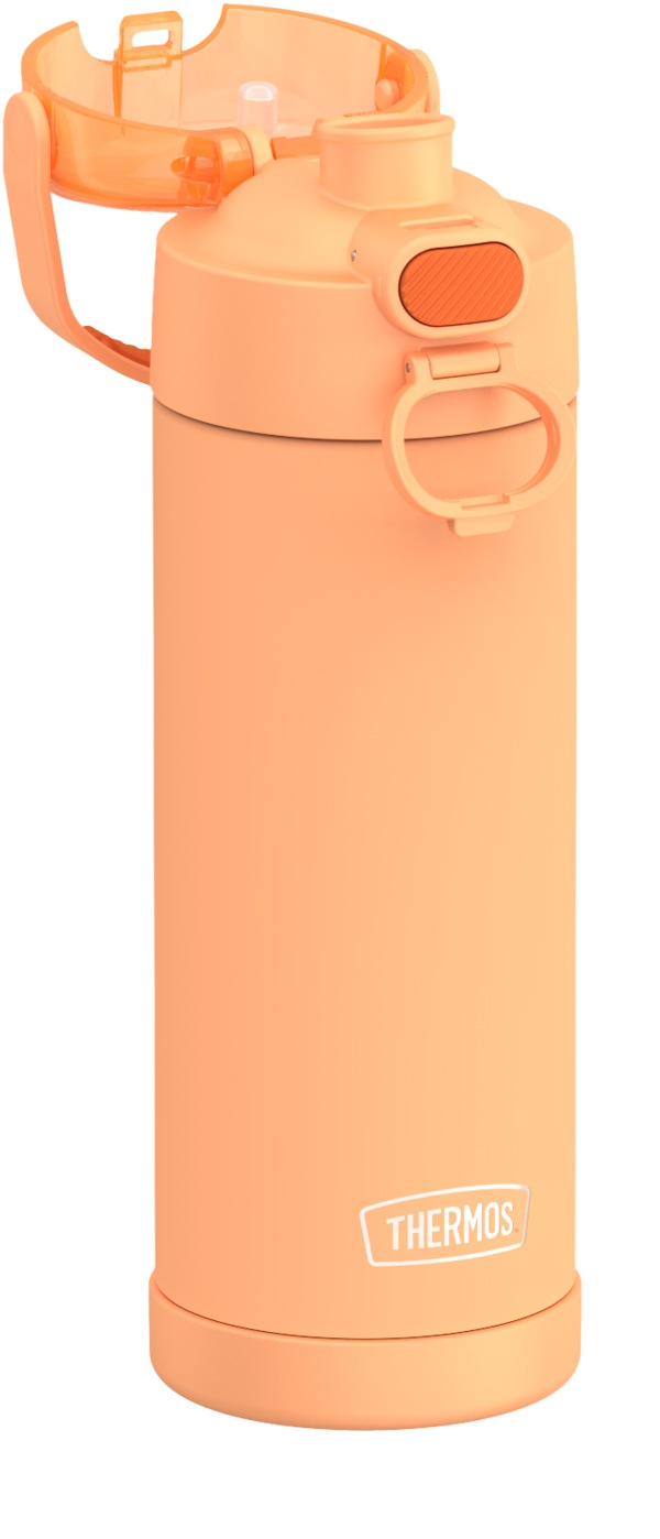 THERMOS Isolierflasche »FUNTAINER Water Bottle, doppelwandiger Edelstahl, spülmaschinenfest«, (1 tlg.), 0,47l, 12h kalt, mit dichschließendem Push Button Lid