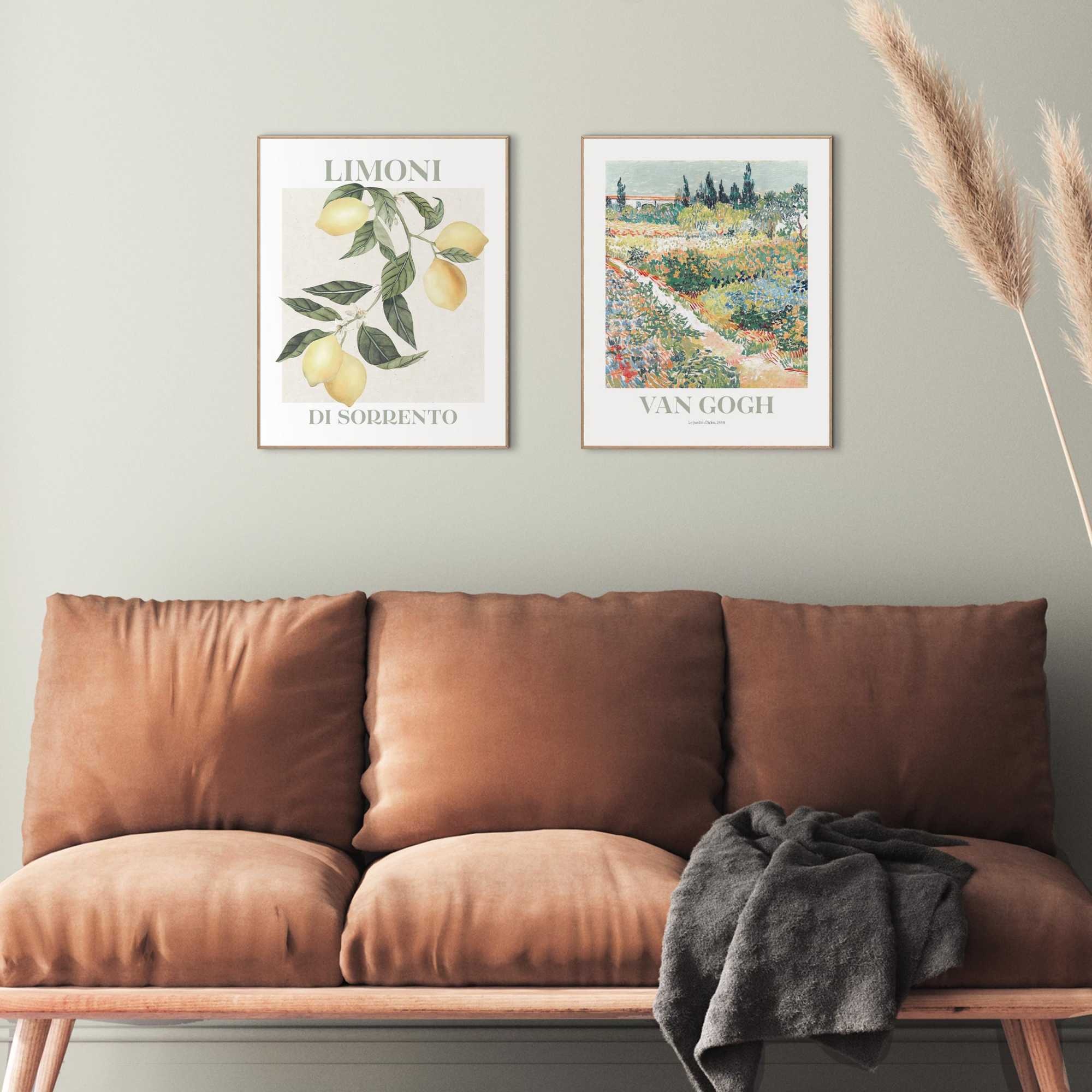 Reinders! Poster »Van Gogh Flora«, Wohnzimmer - Zitrone - Sorrento - Grün - MDF - Kunst - 40x50 cm