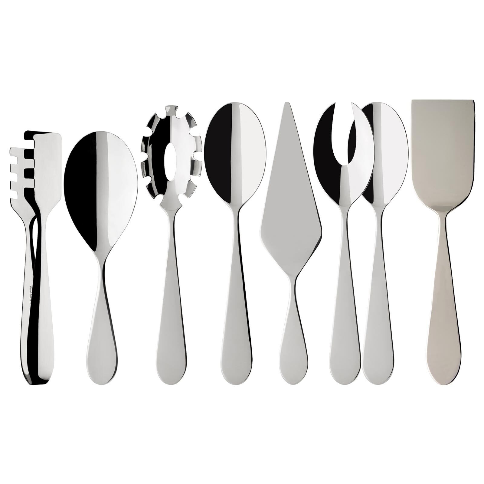 Villeroy & Boch Besteck-Set "Servierbesteck Sereno XXL 7er Set silber" Spülmaschinenfest