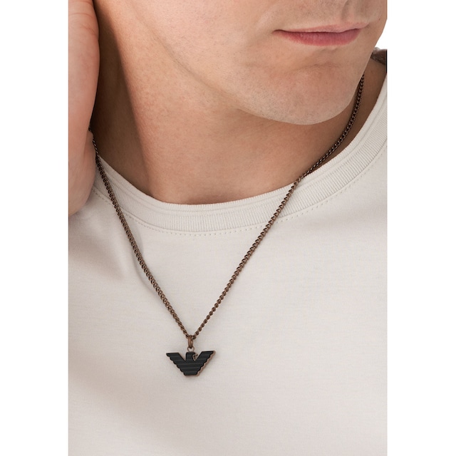 Emporio Armani Kette mit Anhänger »EGS2935200«, Edelstahl online kaufen |  BAUR