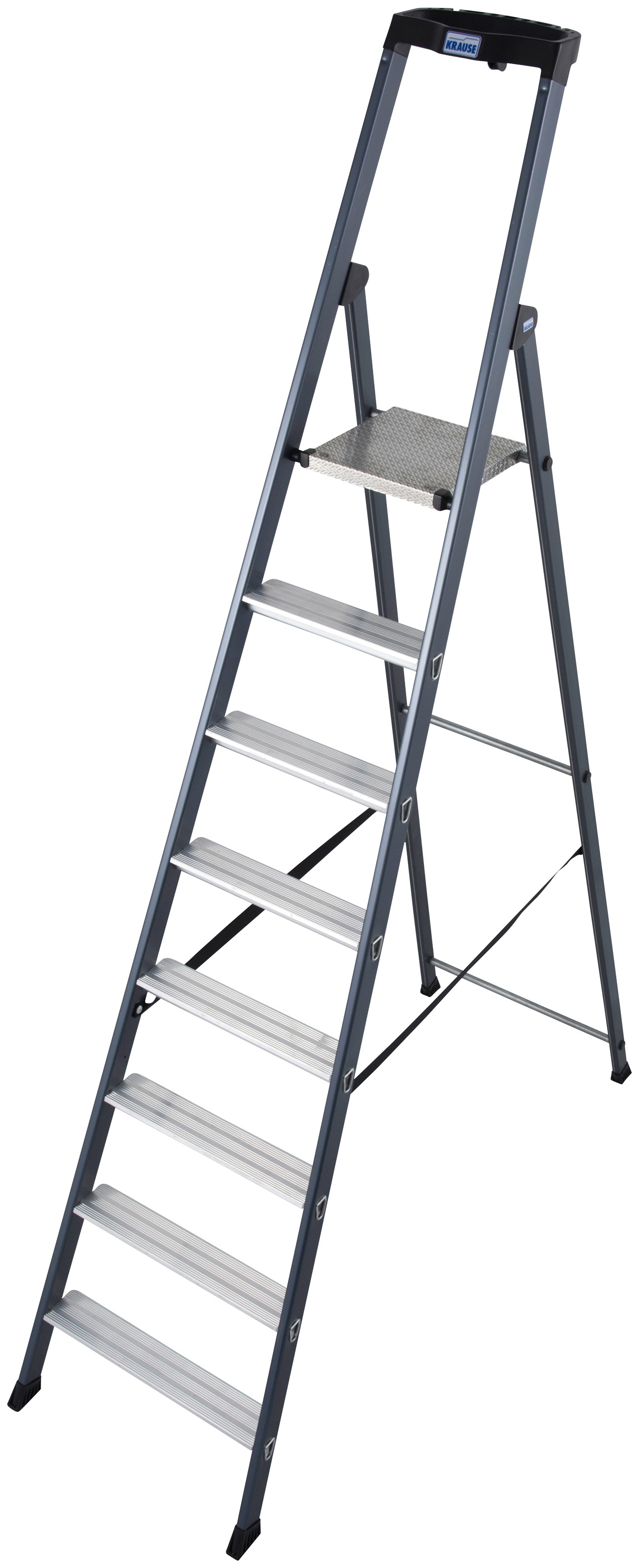 Stehleiter »SePro S«, Alu eloxiert, 1x8 Stufen, Arbeitshöhe ca. 370 cm