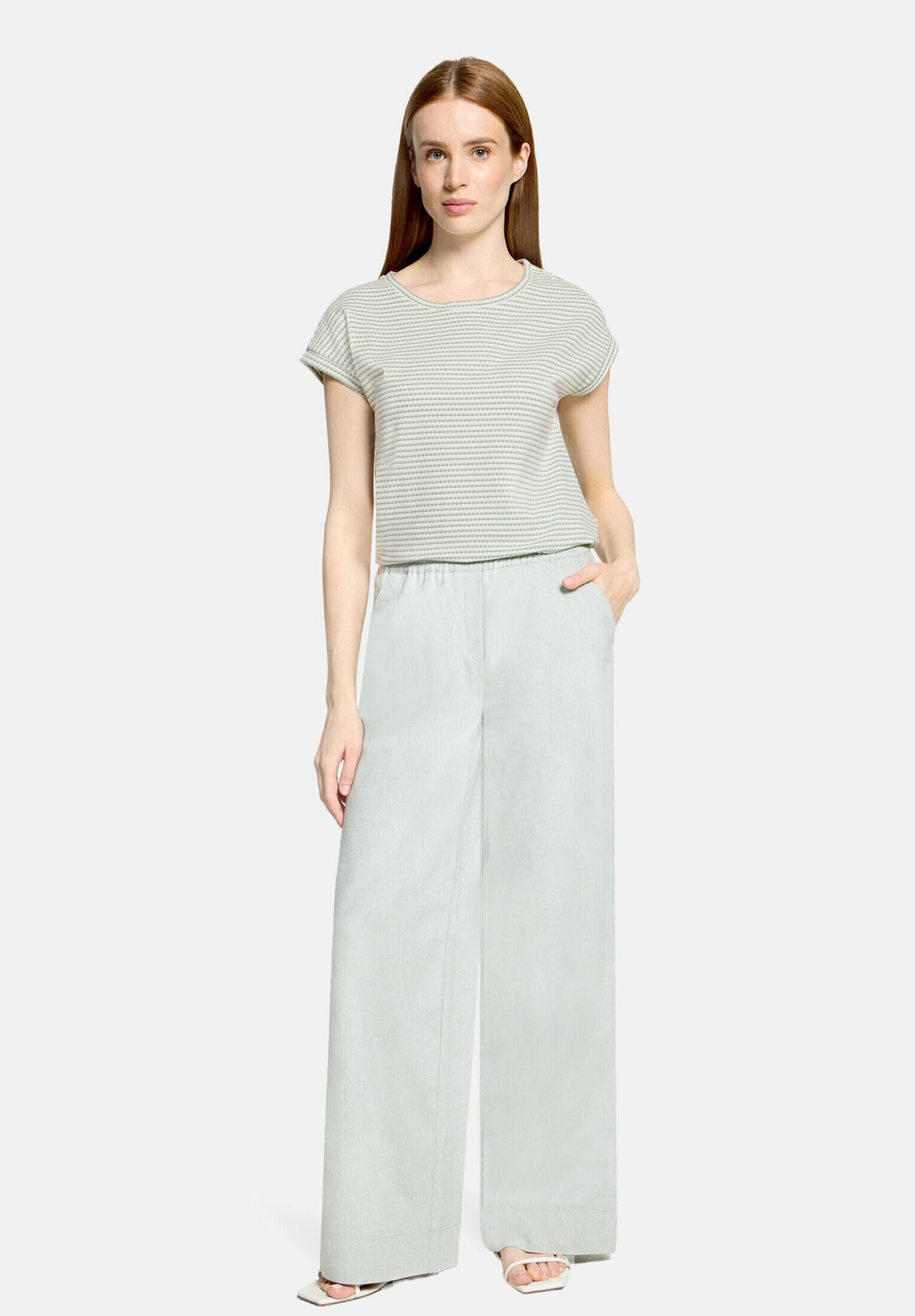 Betty&Co Kurzarmshirt "Damen mit Gummizug" 1 tlg.