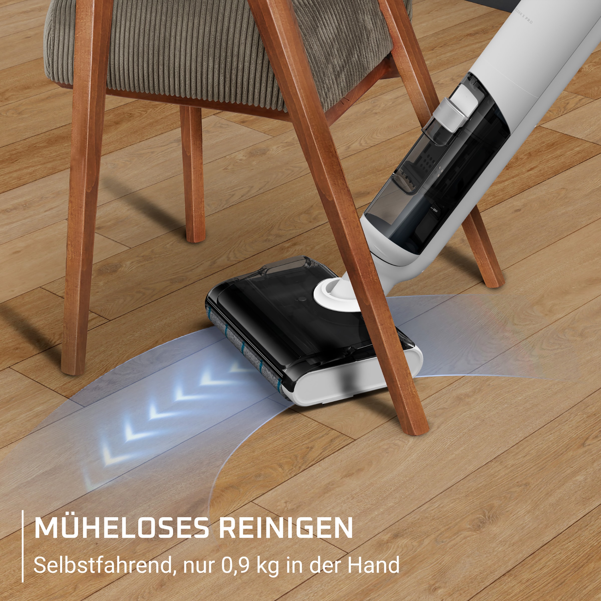 Rowenta Nass-Trocken-Akkusauger »X-Clean 5 Pro« 250 W, beutellos, selbstreinigend und -trocknend, AUTO-Erkennungsmodus