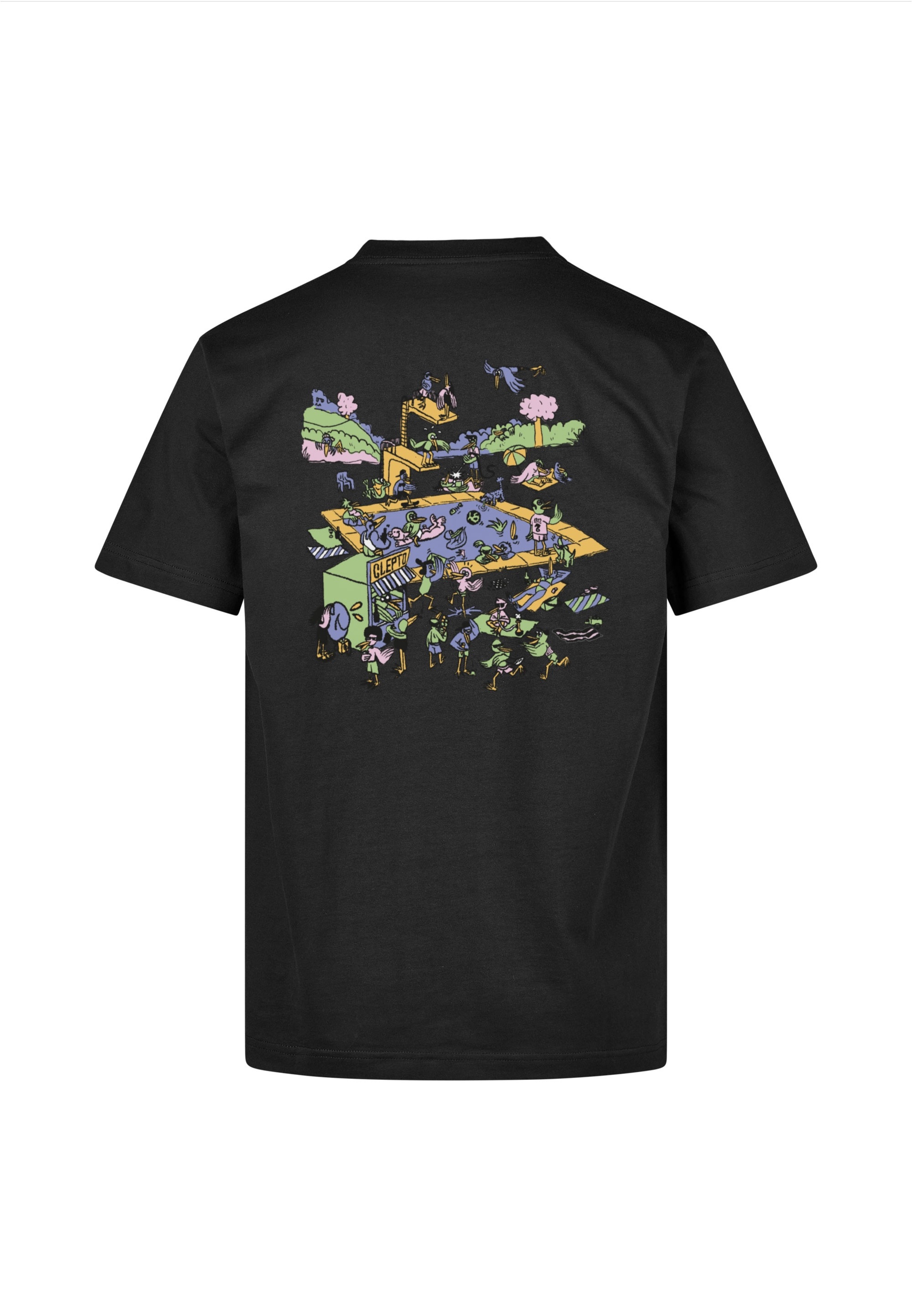 Cleptomanicx T-Shirt mit großem Frontprint