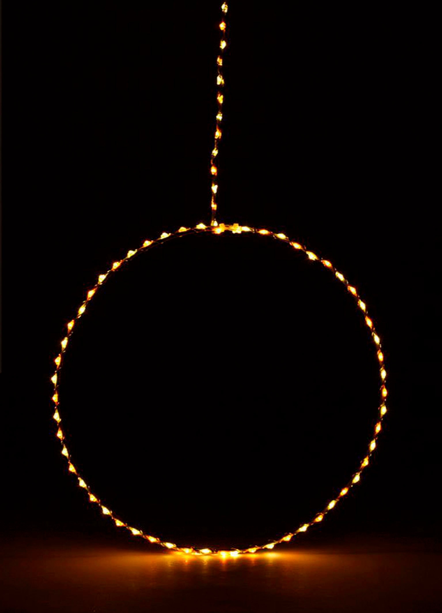 my home Dekoobjekt »LED Ring Linh, Ø ca. 28 cm«, Weihanchtsdeko mit 108 LEDs, inkl. Travo