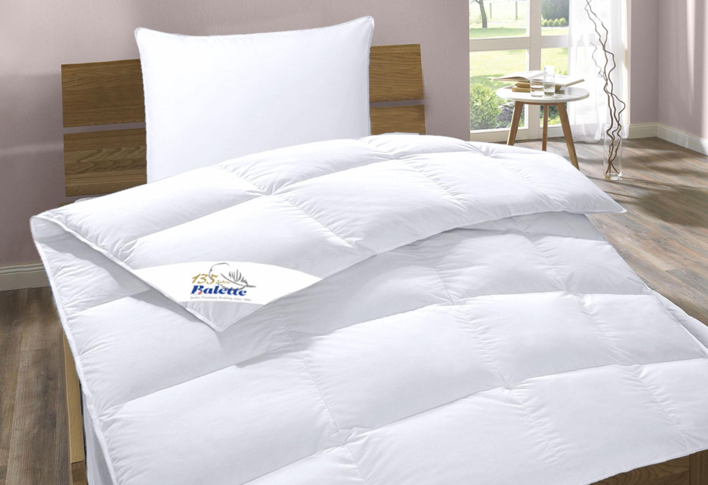 Balette Federkopfkissen "LILLY" Füllung: 85% Federn, 15% Daunen 1 Stk. tlg. günstig online kaufen