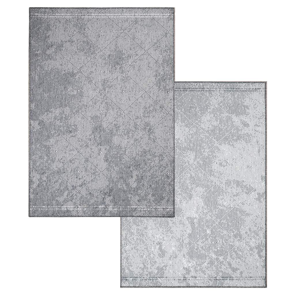 Carpet City Outdoorteppich »DUO RUG 5845«, rechteckig, 5 mm Höhe, Wendeteppich Wetterfest In- & Outdoor, Balkon, Terrasse, Wohnzimmer