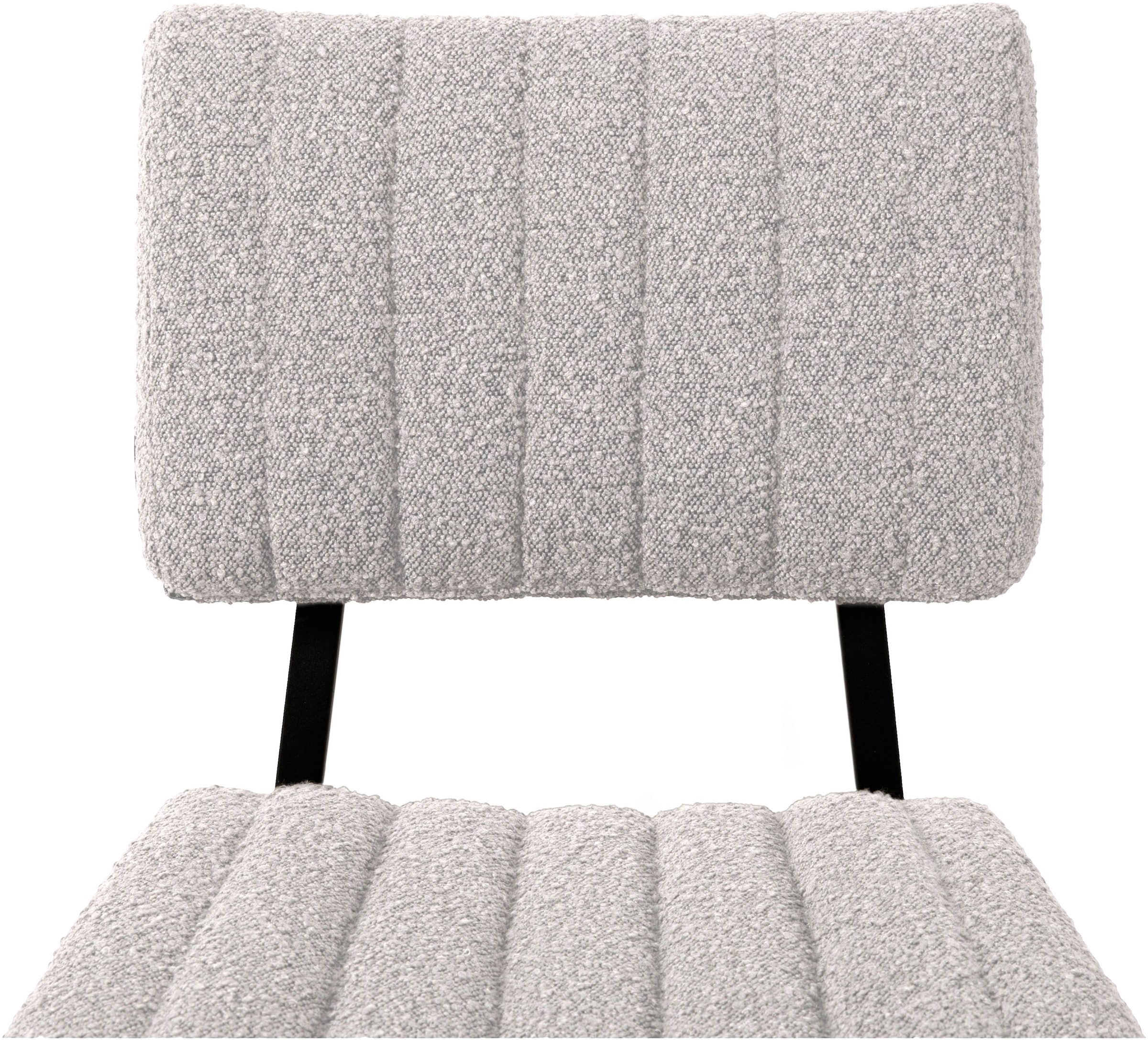 OMG Design Esszimmerstuhl »Dirk«, (Set), 2 St., Stoff, moderner Boucle Bezug, bequem gepolstert