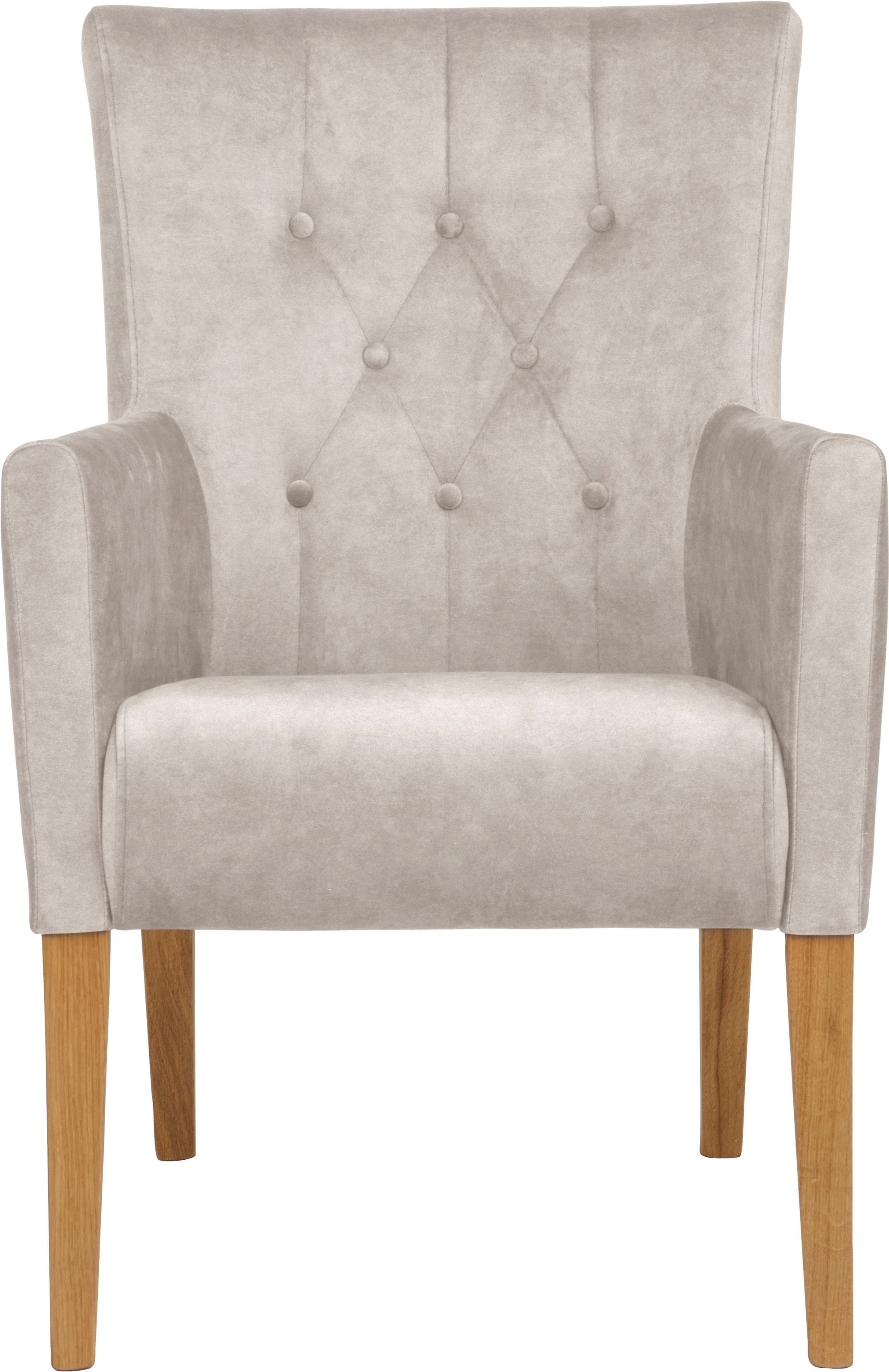 Home affaire Esszimmerstuhl "King" () Armlehnstuhl mit Knopfheftung, Polste günstig online kaufen