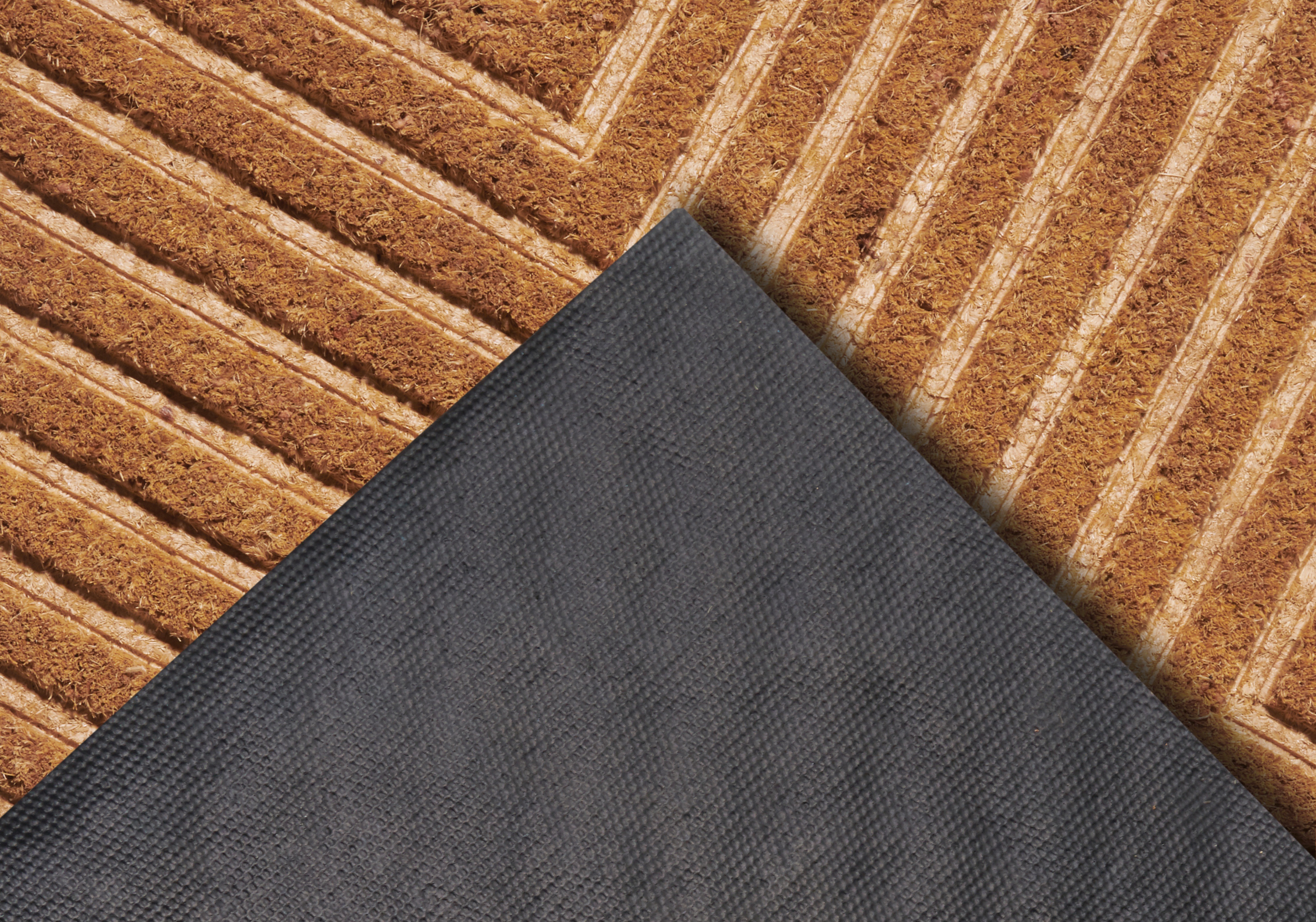 Thumbnail - HANSE Home Fußmatte "Mix Mats Kokos Geometric, Türmatte" rechteckig 15 mm Höhe Strapazierfähig, pflegeleicht, robust, we...