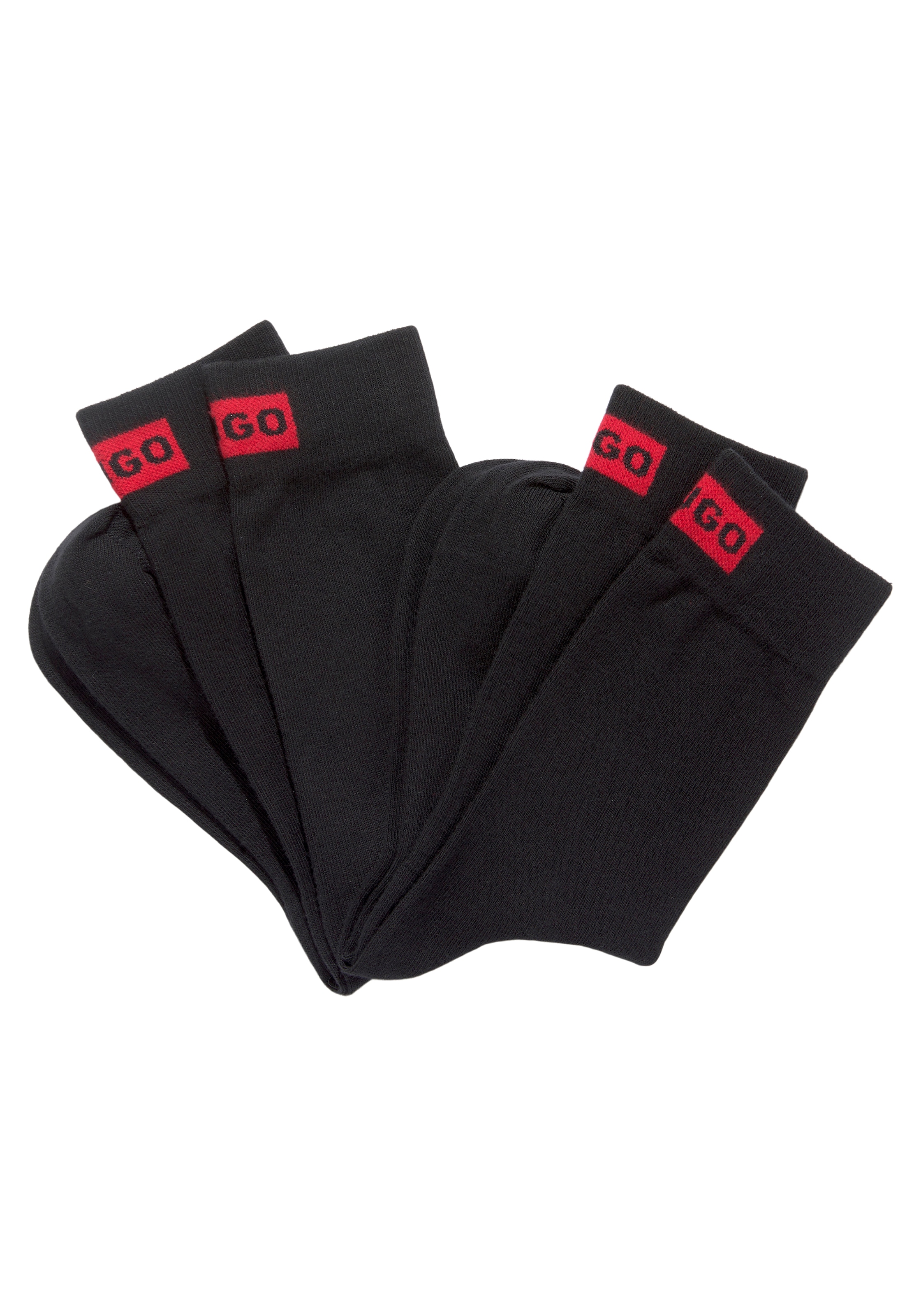 HUGO Underwear Businesssocken "2P RS LABEL CC W", (Packung, 2 Paar, 2er), m günstig online kaufen