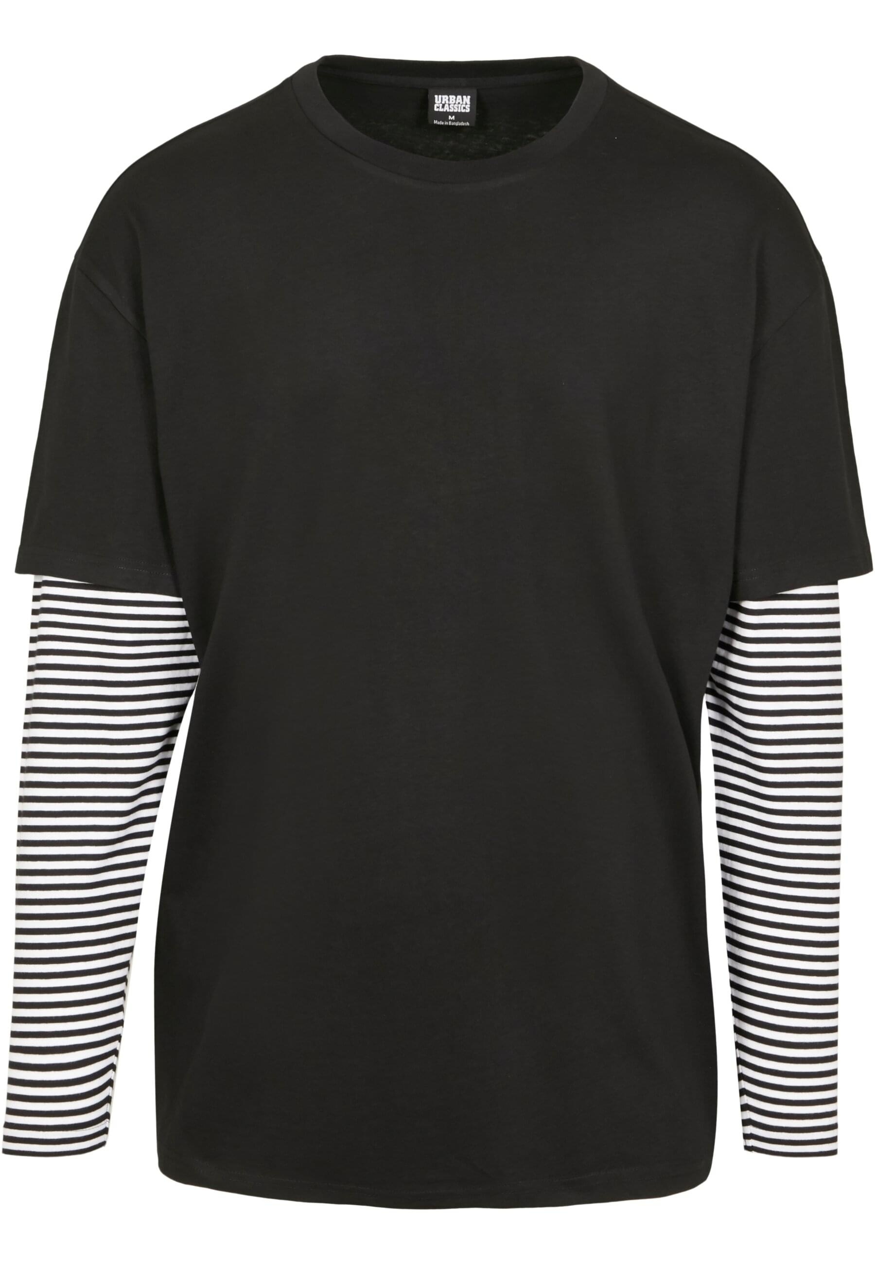 URBAN CLASSICS Longsleeve "Urban Classics Herren Oversized Double Layer Str günstig online kaufen