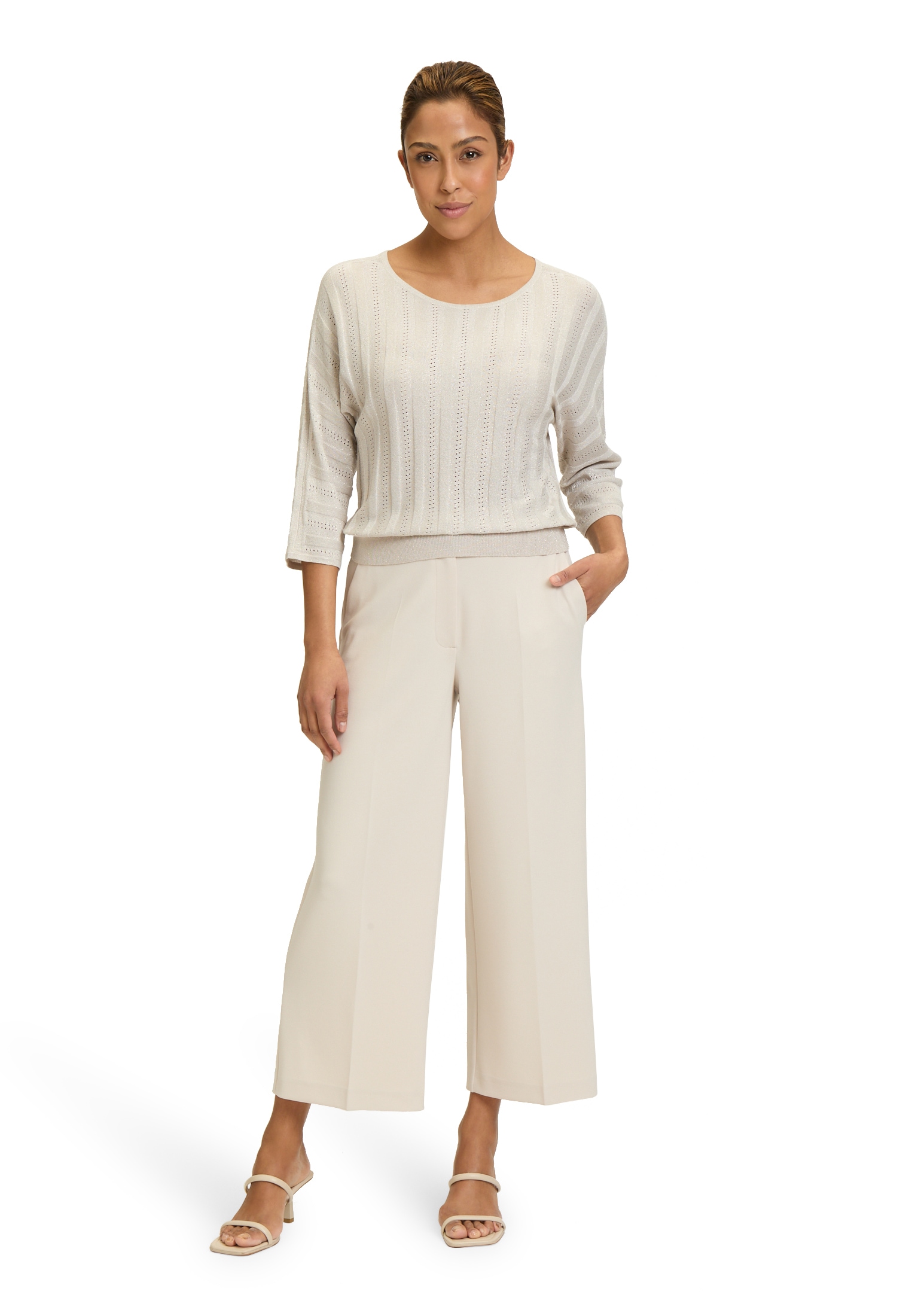 Betty Barclay Strickpullover »Betty Barclay Feinstrickpullover mit Lurexfaden«, (1 tlg.), Form