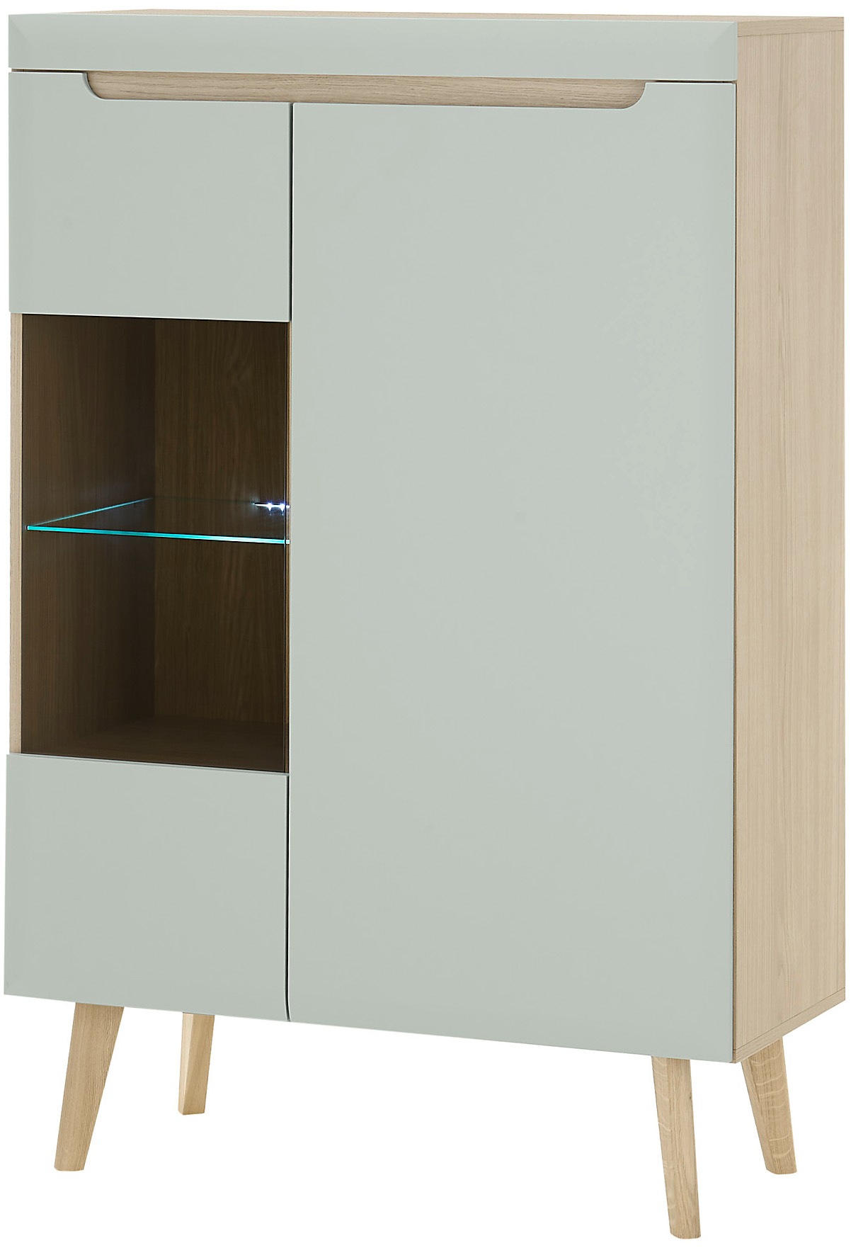 Home affaire Vitrine "Torge, Hochschrank, Glasvitrine, Standvitrine, Vitrin günstig online kaufen