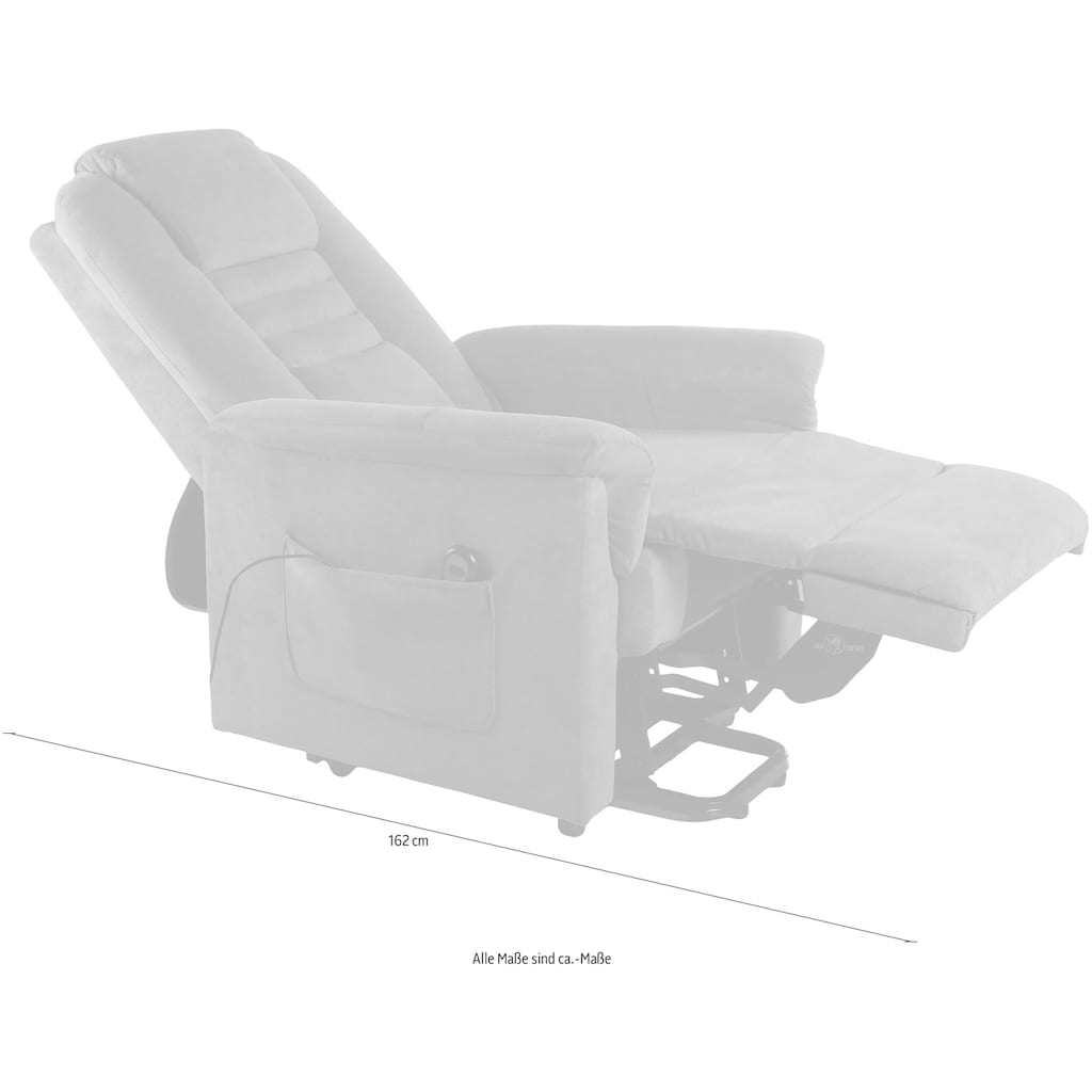 Duo Collection TV-Sessel »Granada mit elektrischer Aufstehhilfe«, Relaxfunktion und Taschenfederkern mit Stahlwellenunterfederung