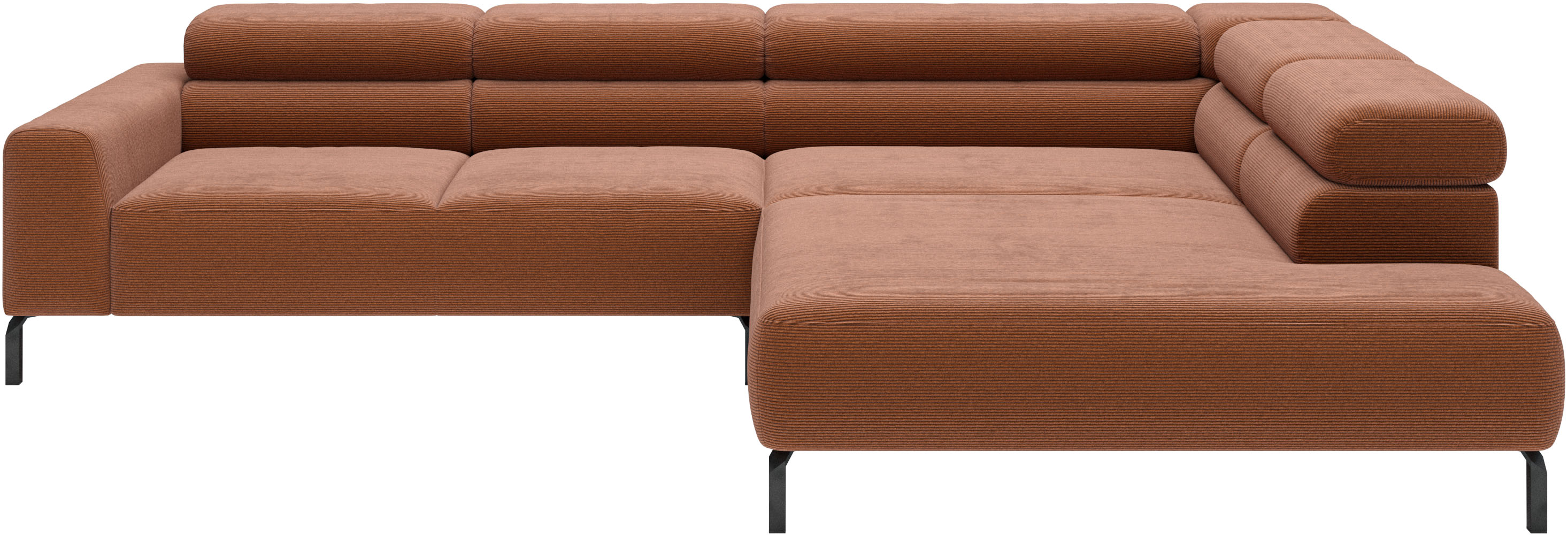 Home affaire Ecksofa "Antonelli, L-Form, incl. Kopfteilverstellung, Breite 312 cm" wahlweise elektrische Sitztiefenverstellung