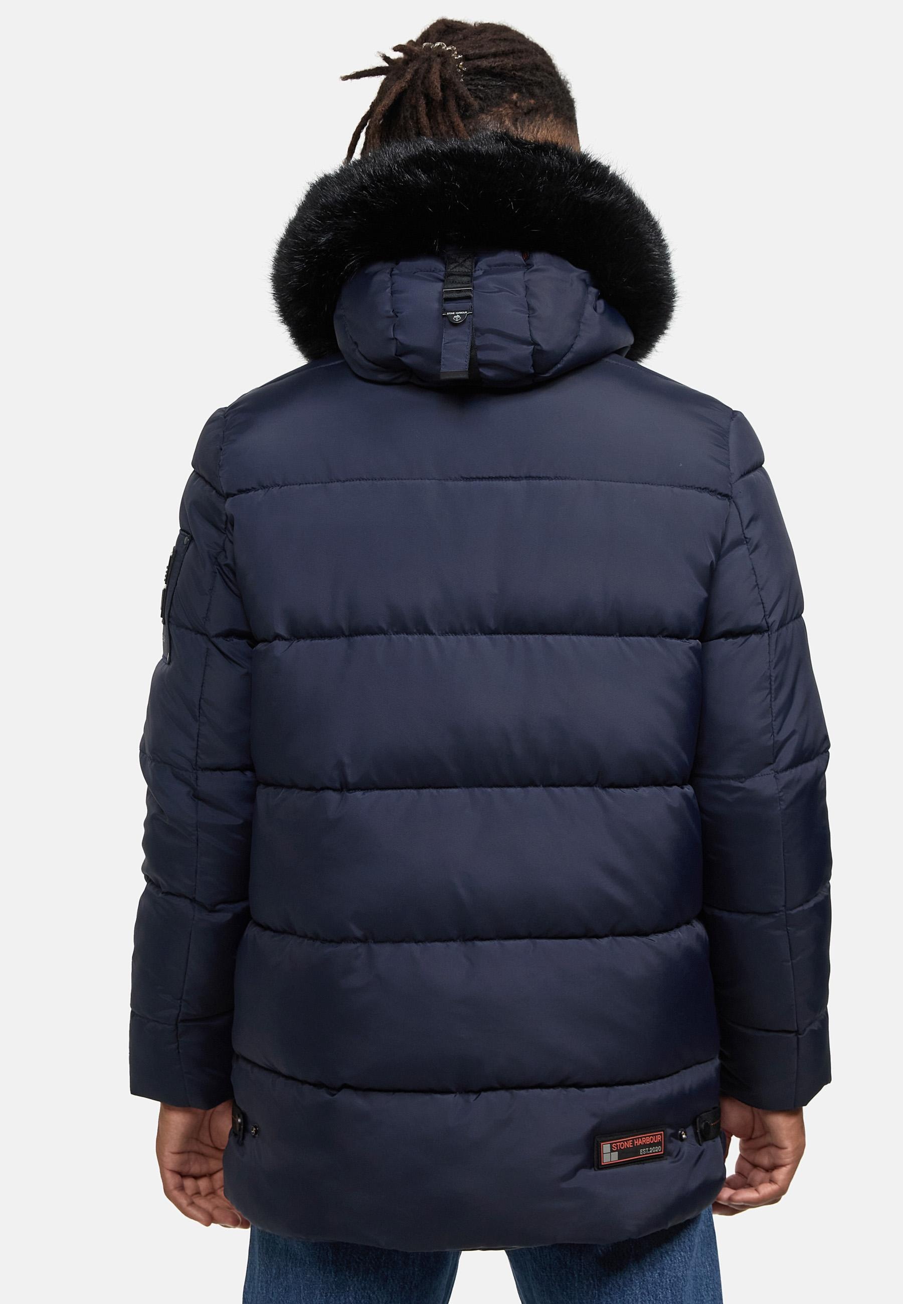 Stone Harbour Steppjacke »Mironoo«, mit Kapuze, stylische Outdoorjacke mit großer Kapuze