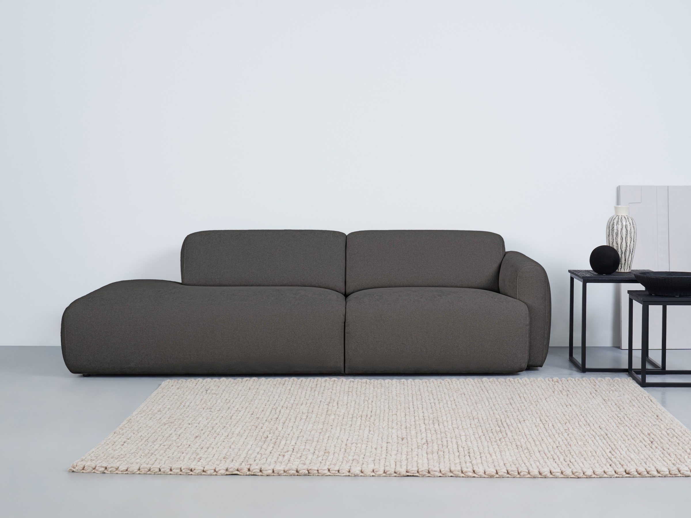 Home affaire 2-Sitzer "Myrland Kompaktsofa" Breite 220 cm, Chenille, Easy C günstig online kaufen