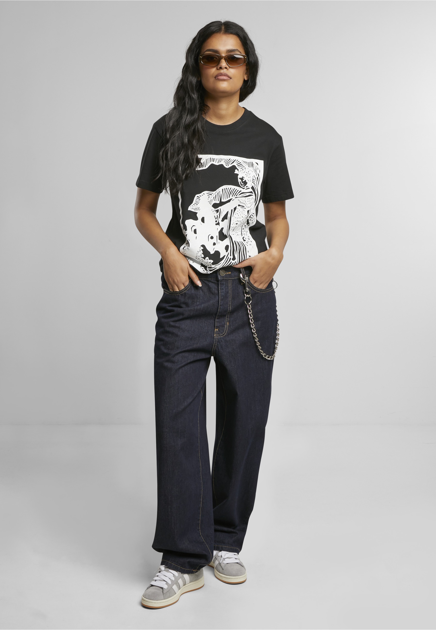 MisterTee Kurzarmshirt »MisterTee Damen Ladies Chinese Beauty X Tee« 1 Stk.