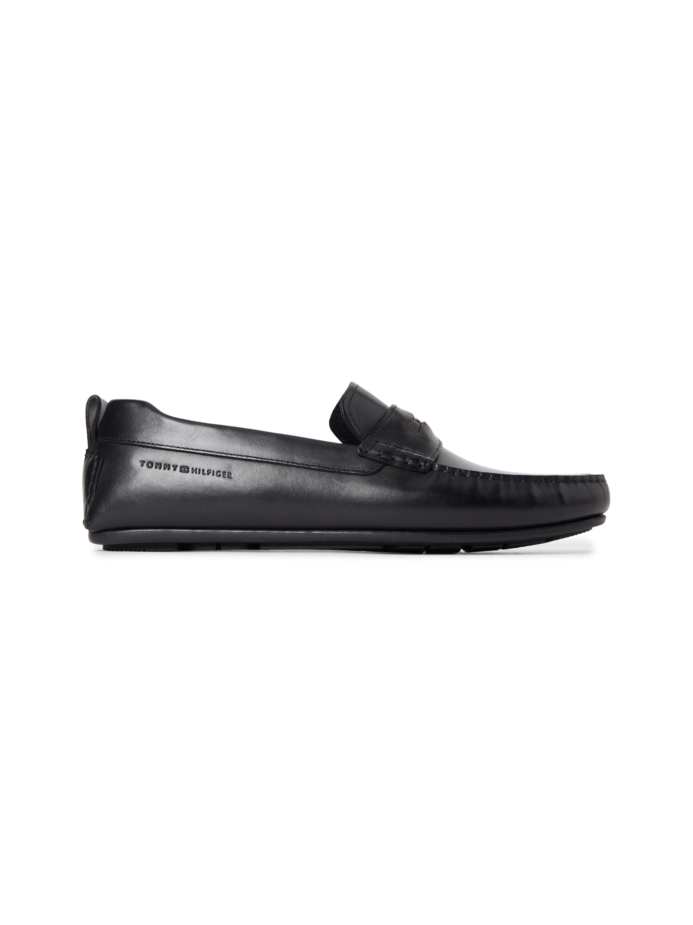 Thumbnail - Tommy Hilfiger Slipper "HILFIGER COIN LTH DRIVER" Flats, Schlupfschuh, Loafer mit Zierriegel und Penny