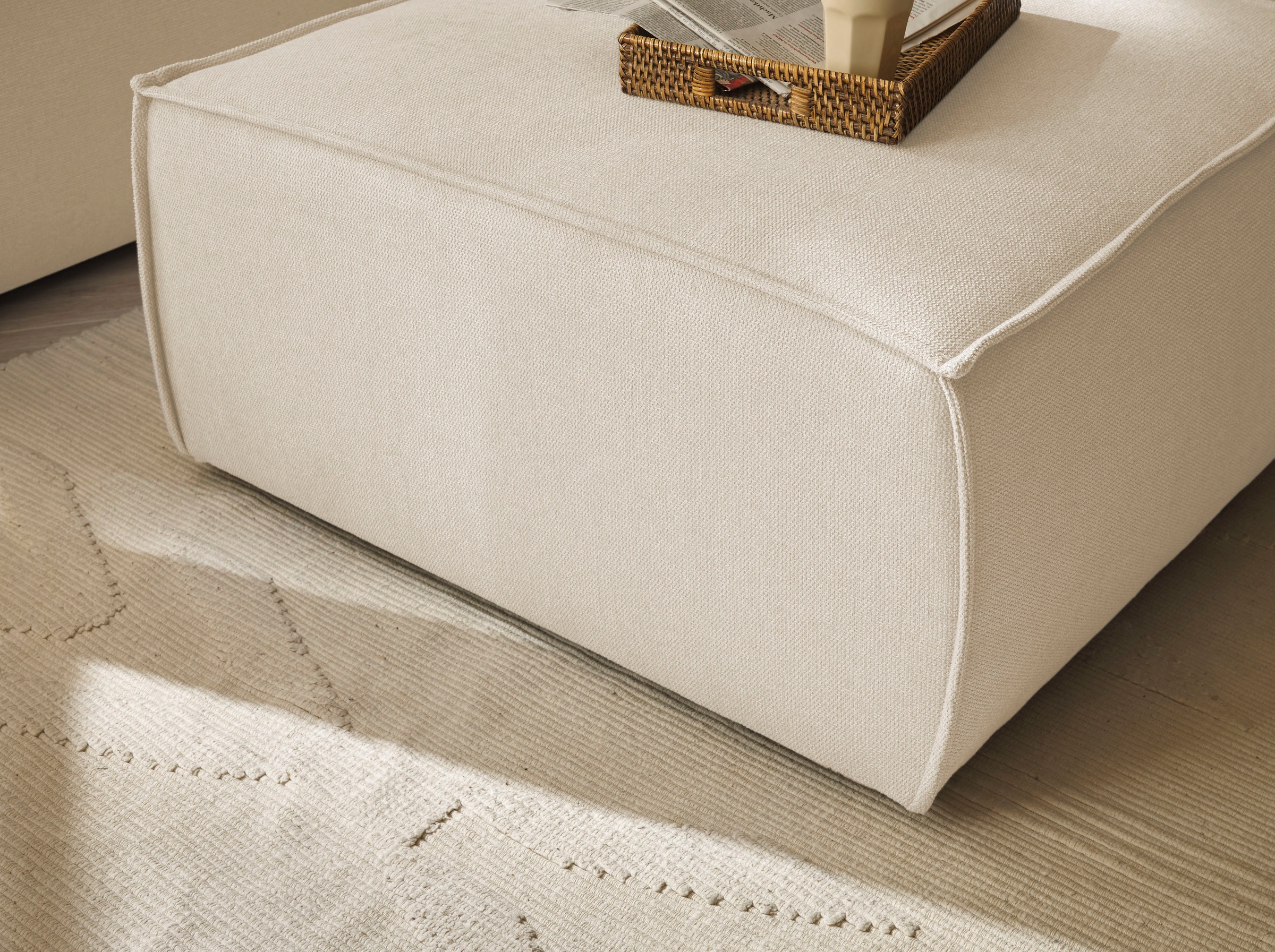 andas Loveseat »Finnley«, (2 St.), Loveseat und Hocker im Set, passend zur Polster-Serie Finnley