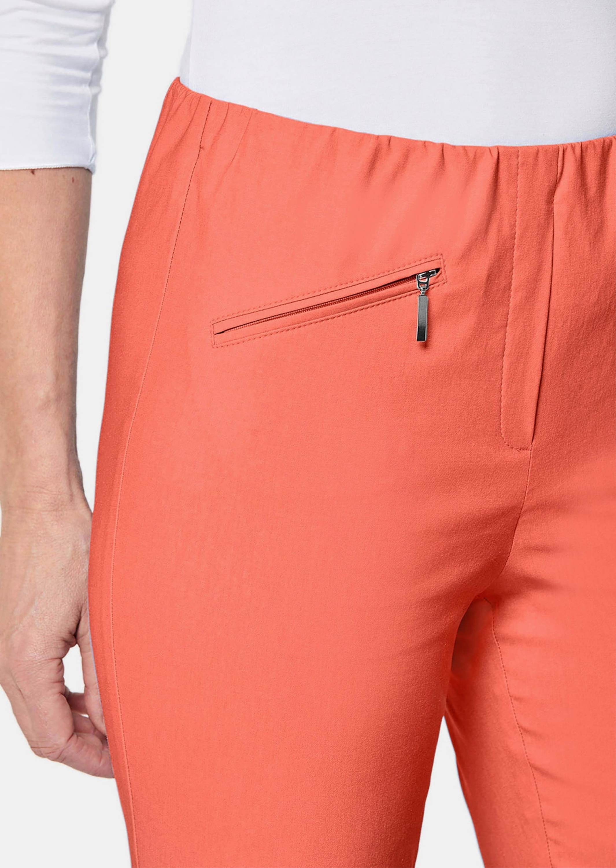 GOLDNER 2-in-1-Hose »Schlupfhose LOUISA mit Steppnähten«