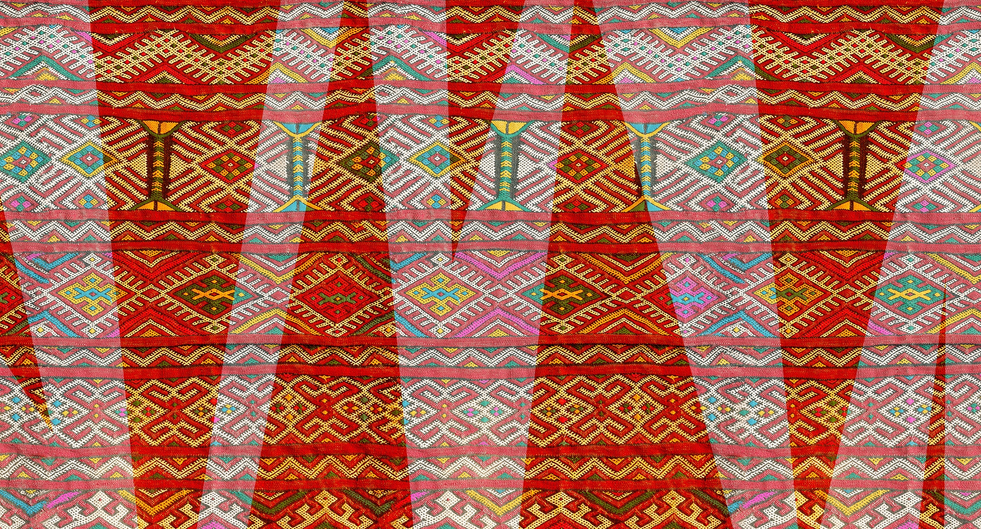 Architects Paper Fototapete "Atelier 47 Carpet Pattern 3" gestreift glatt Vlies, Wand, Schräge, Decke