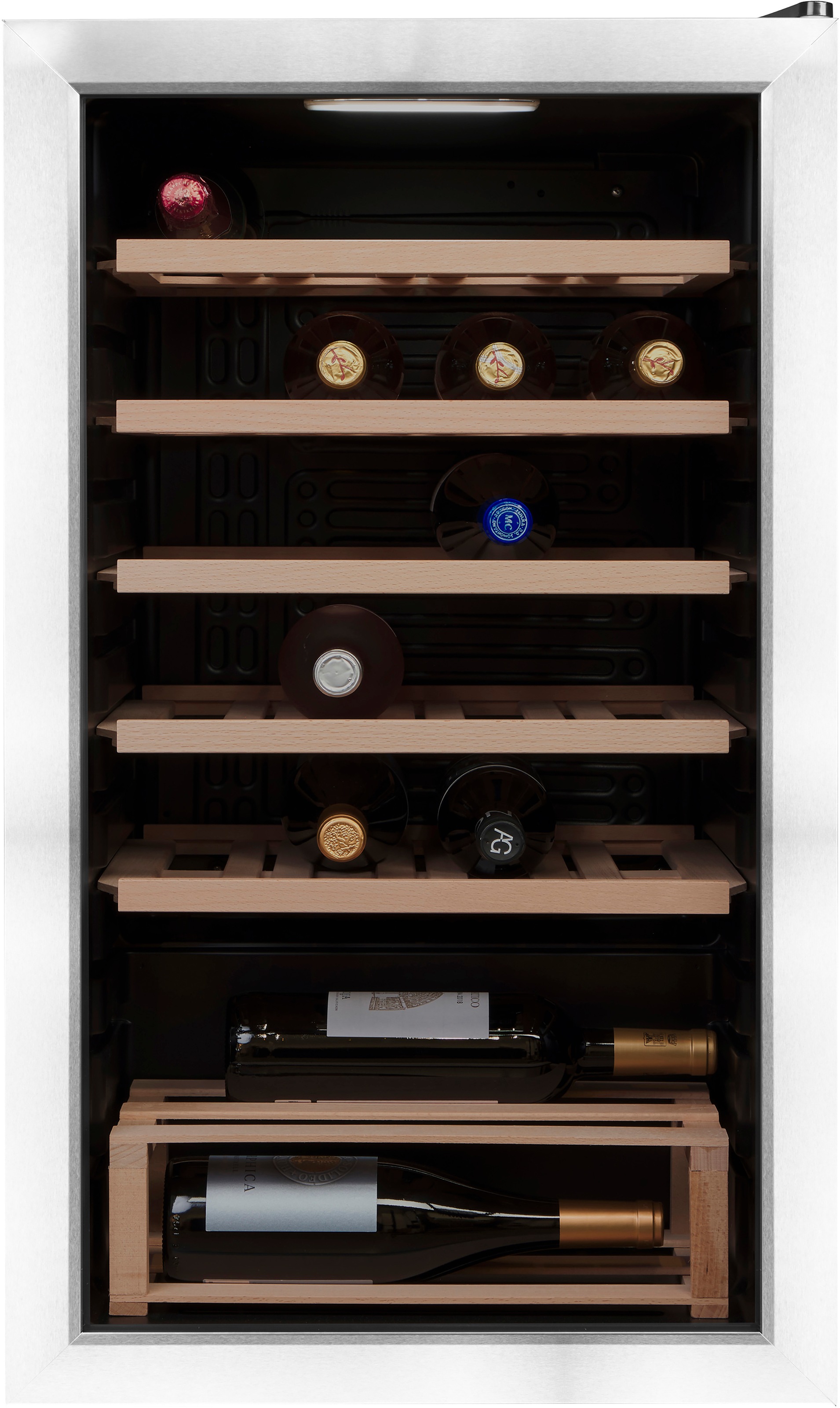 Hanseatic Weinkühlschrank "HWC24FCBH-2" für 24 Stk. Standardflaschen á 075l günstig online kaufen