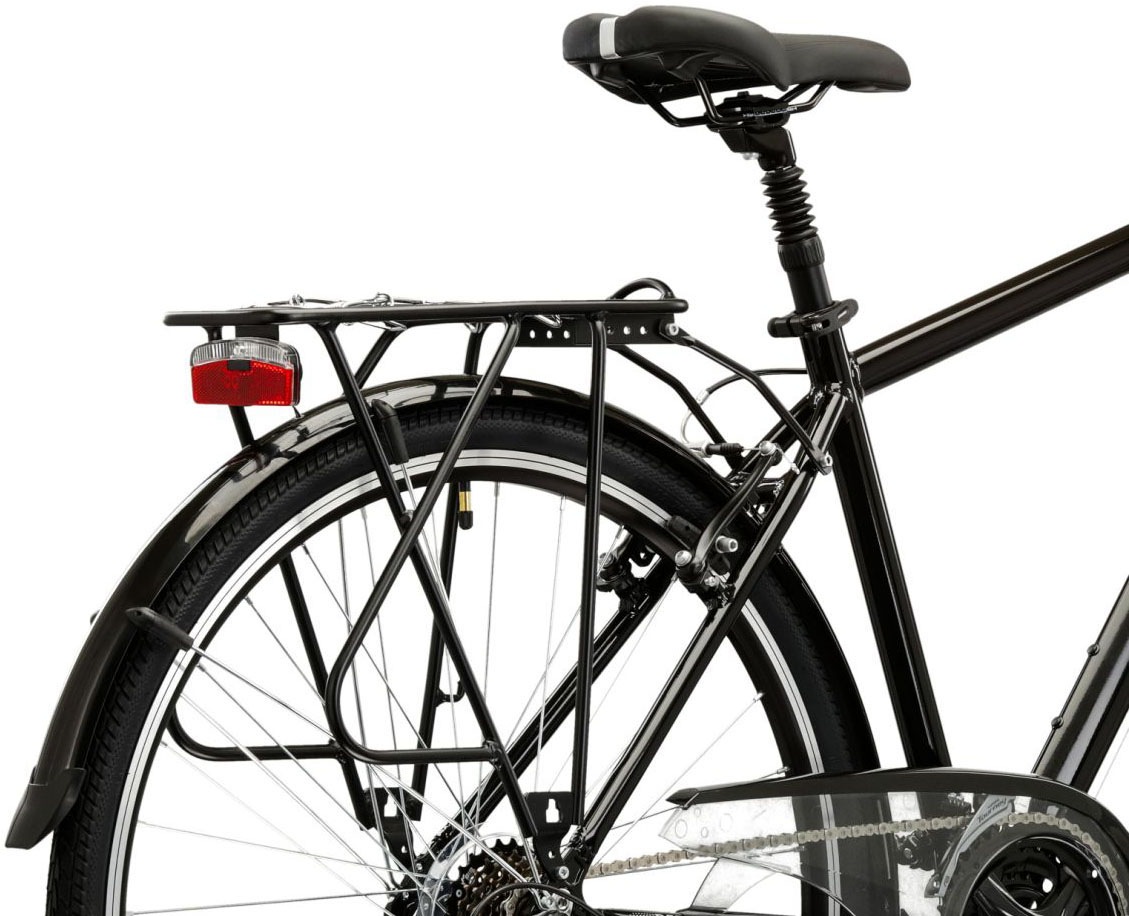 Kross Trekkingrad »Herren-Trekkingrad 28" Berg TR 3.0 Schwarz 21 Gänge« 21 Gang Shimano TOURNEY TY300 Schaltwerk Kettenschaltung