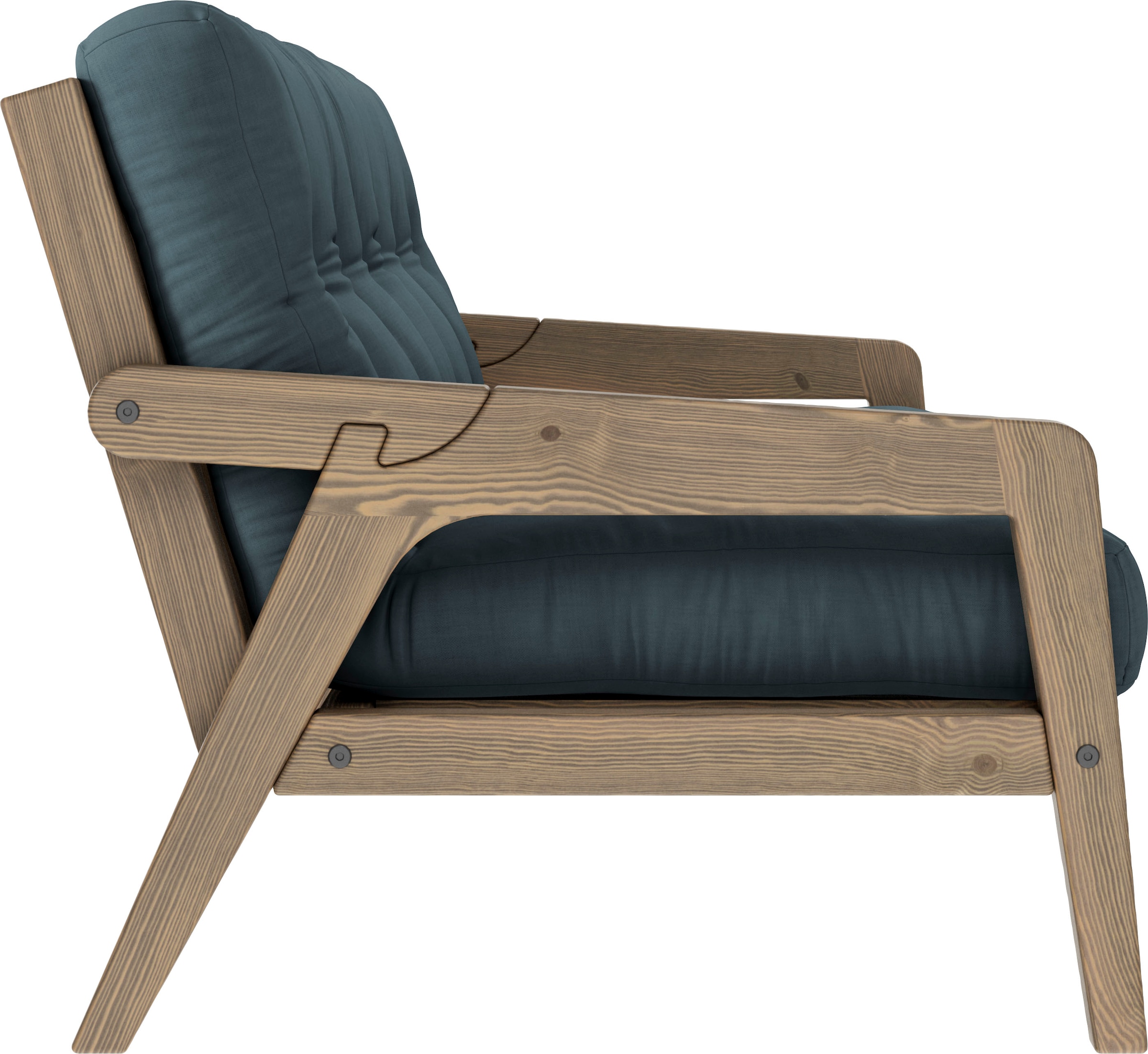 Karup Design Schlafsofa, Mit Holzstruktur, inkl. Futonmatratze, Liegefläche 130x190 cm