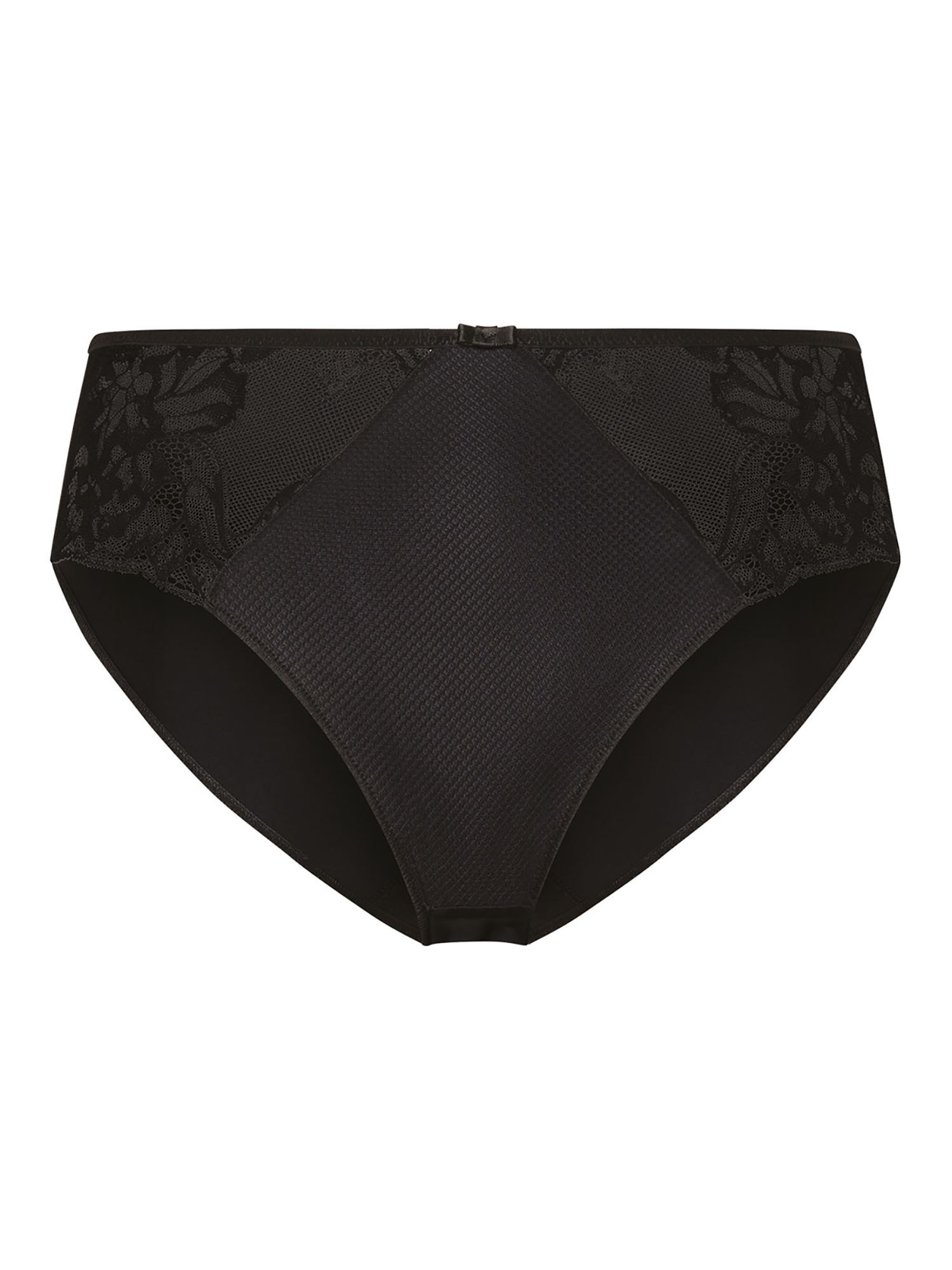SUSA Damen Slip "Slip Porto", Gr. 48, schwarz, Spitze, Obermaterial: 76% Polyamid PA. 13% Elasthan EL. 11% Baumwolle CO., Unterhosen