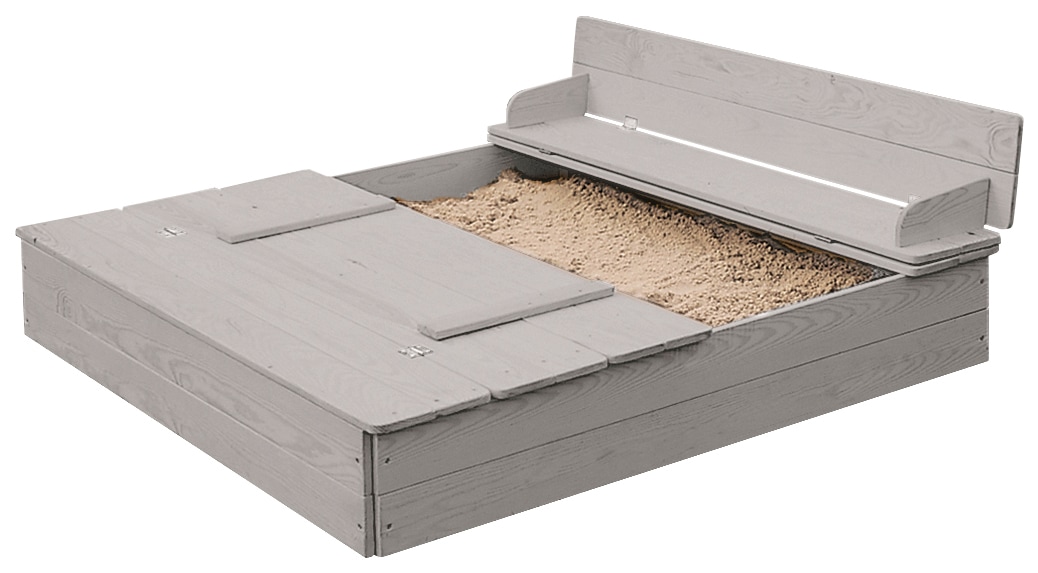 roba® Sandkasten, aufklappbar zu 2 Bänken, HxBxT: 21,5 x 127 x 123,5 cm