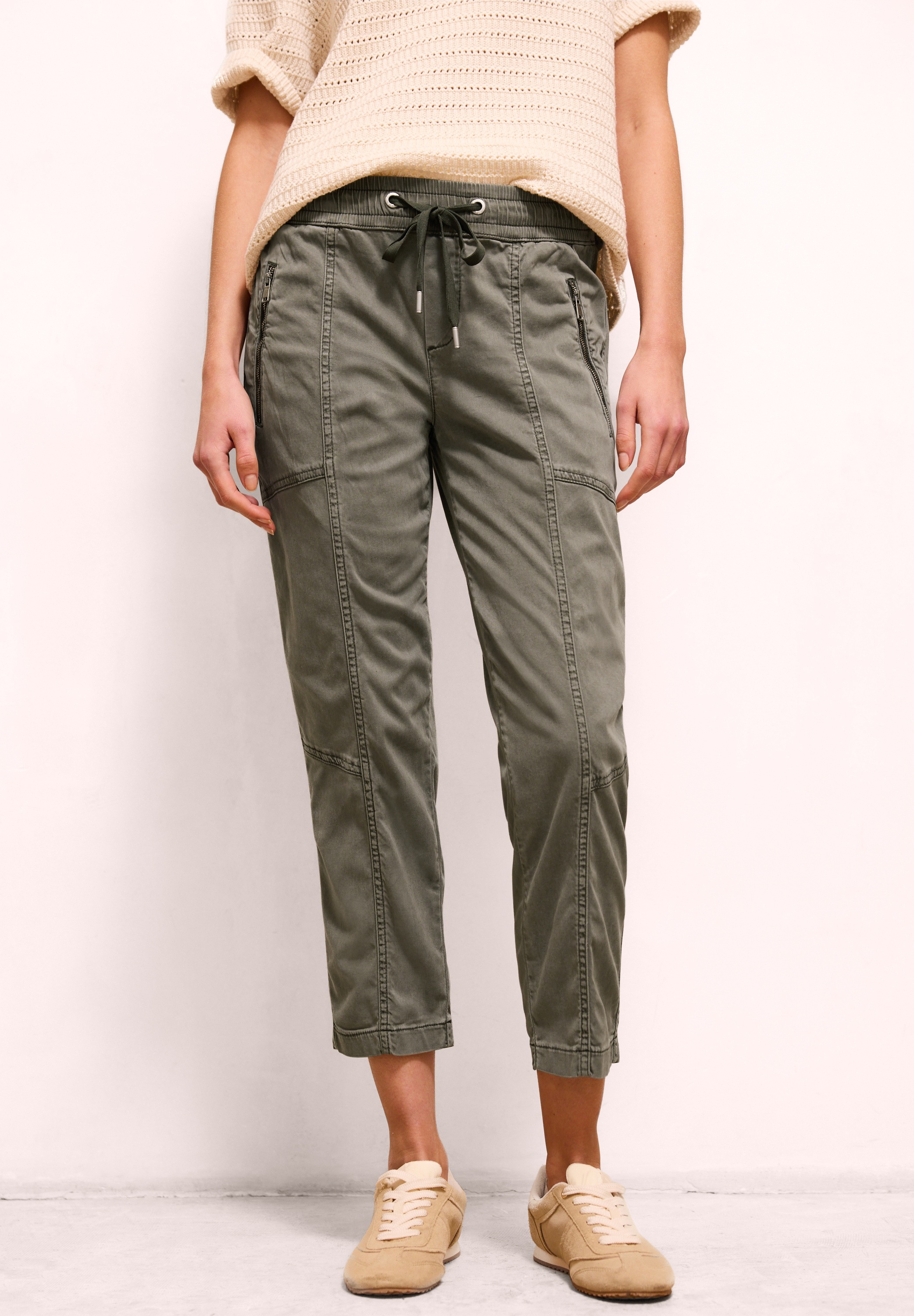 STREET ONE STUDIO Cargohose Middle Waist günstig online kaufen