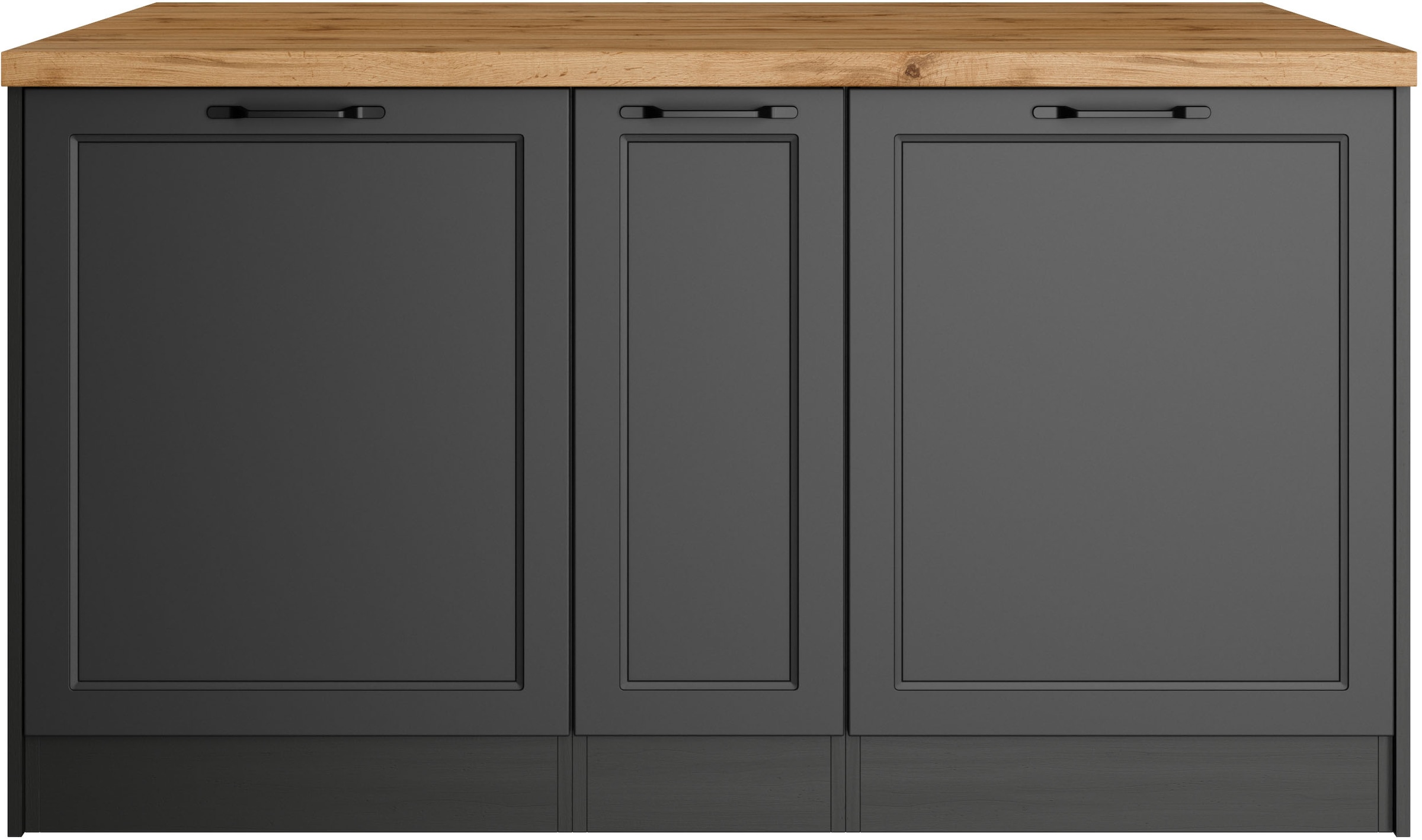 KOCHSTATION Kücheninsel »KS-Lana, Breite 153 cm«, MDF-Fronten, Arbeitsplatte 38mm stark