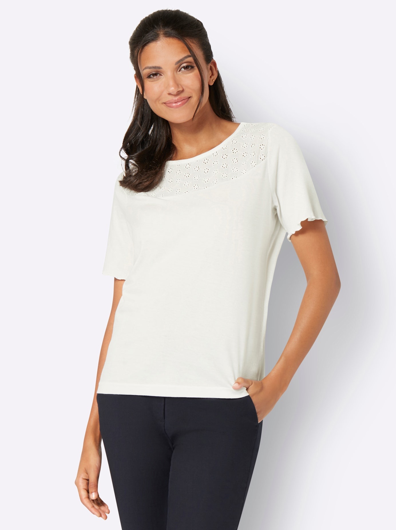 Classic Basics Kurzarmshirt "Kurzarm-Shirt" 1 Stk. tlg. günstig online kaufen