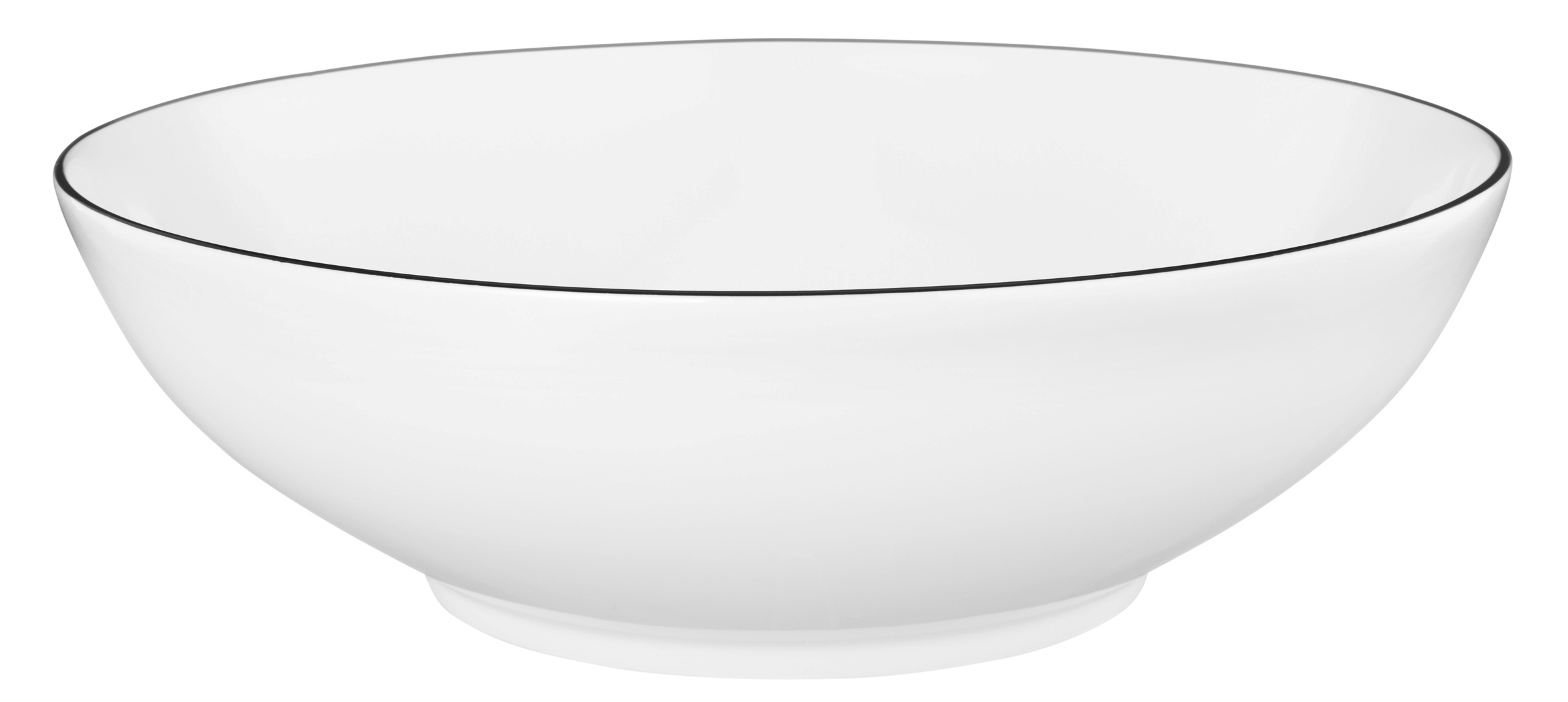 Seltmann Weiden Schüssel "Lido Black Line" 1 Stk. aus Porzellan Schale rund günstig online kaufen