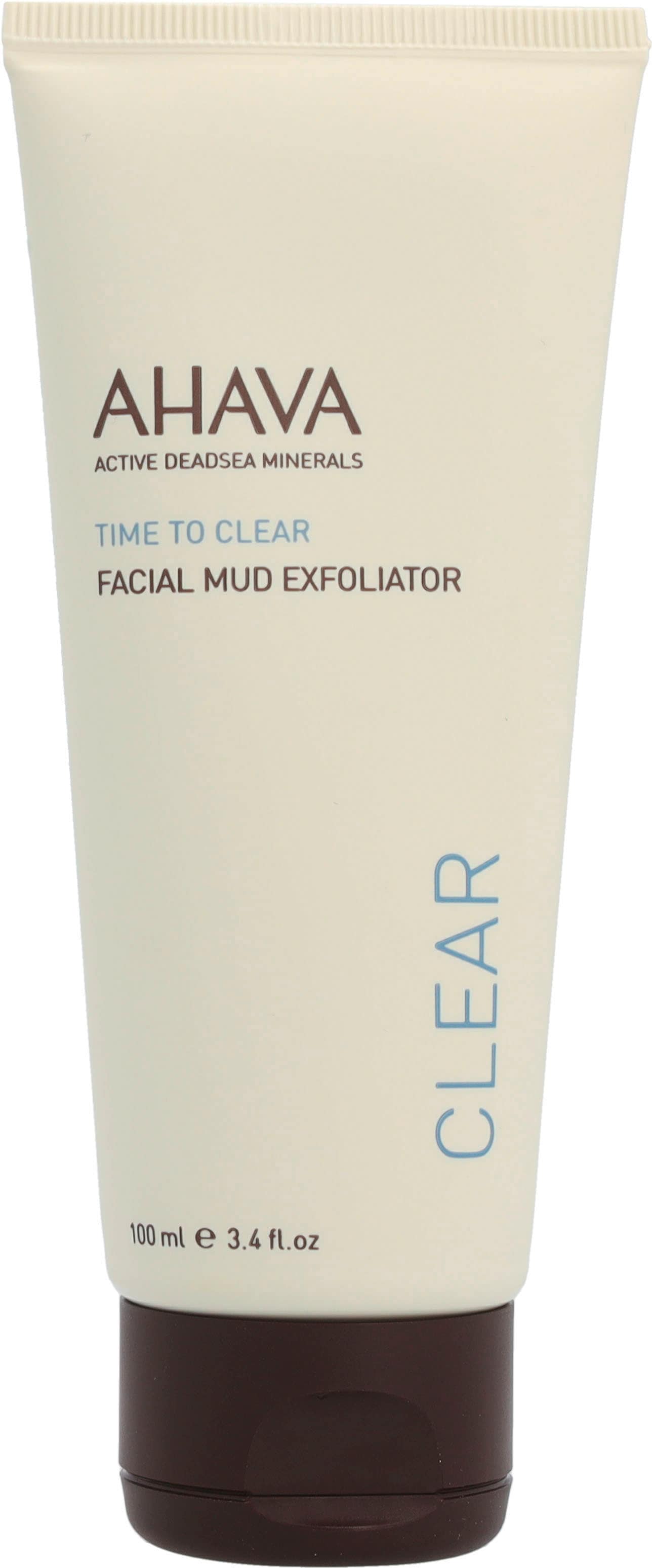 Exfoliator« To Facial Mud AHAVA Clear »Time Gesichts-Reinigungsschaum