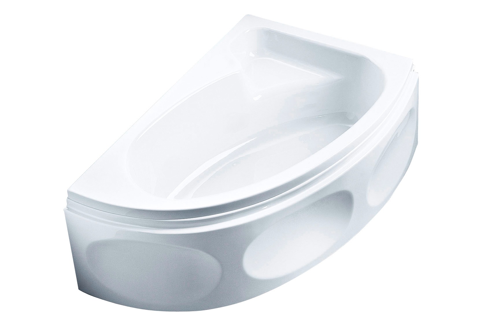 Eckschürze OTTOFOND, B:202cm H:50,5cm, weiß, Sanitäracryl, Wannenschürzen, "Salinas", passend für Badewanne »Salinas«