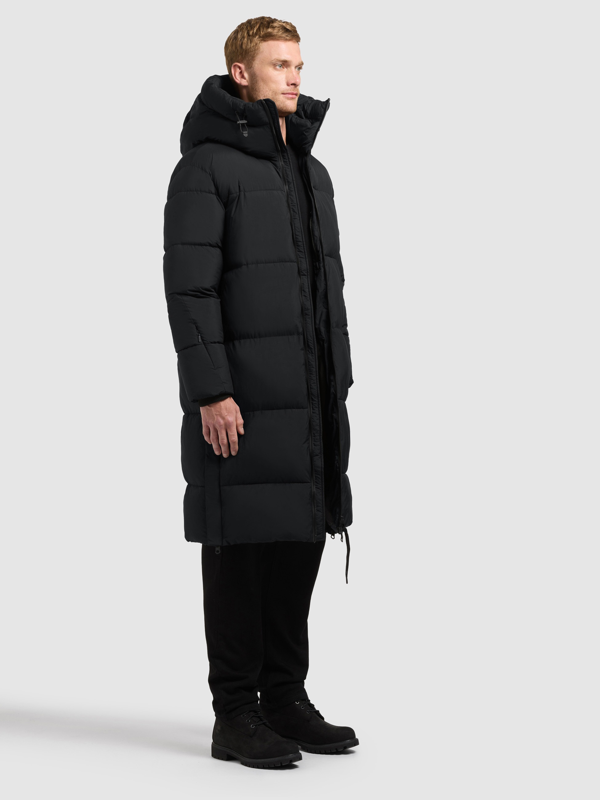 khujo Steppjacke »DASH2« mit Kapuze mit wasserabweisender PU-Beschichtung