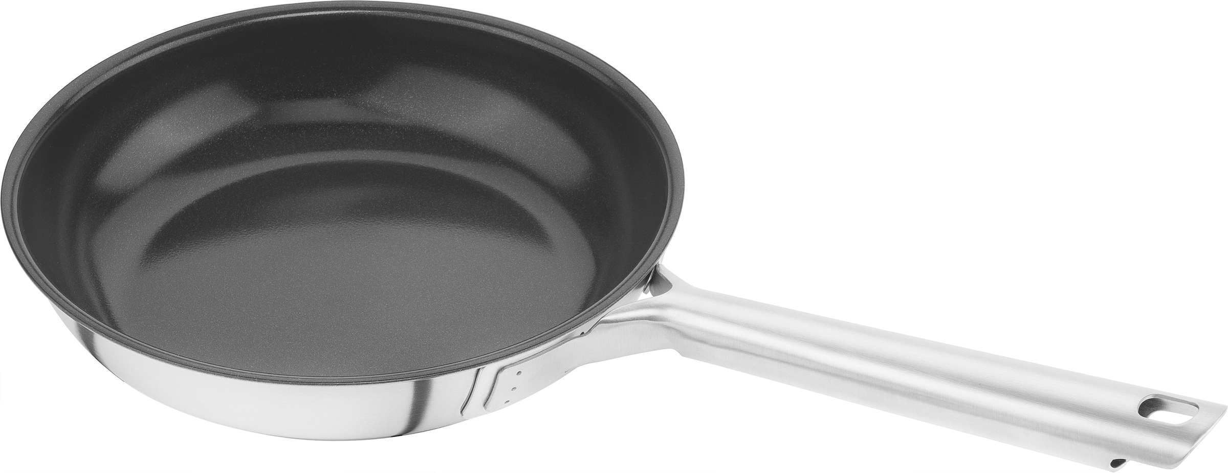 Zwilling Bratpfanne "TrueFlow" Edelstahl 18/10 1 tlg. Keramik-Antihaftbeschichtung, 18/10 Edelstahl, Rostfrei, Induktion